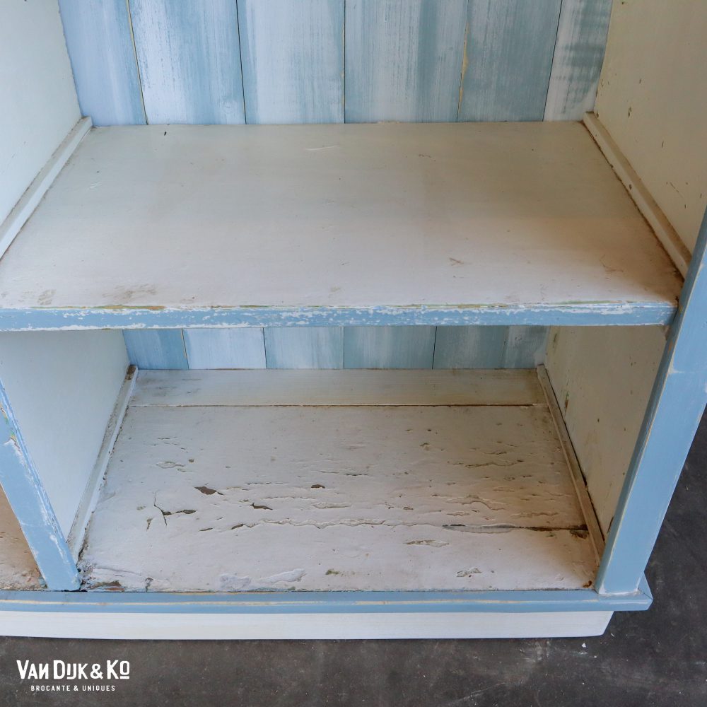 Lichtblauwe houten toog - Afbeelding 7