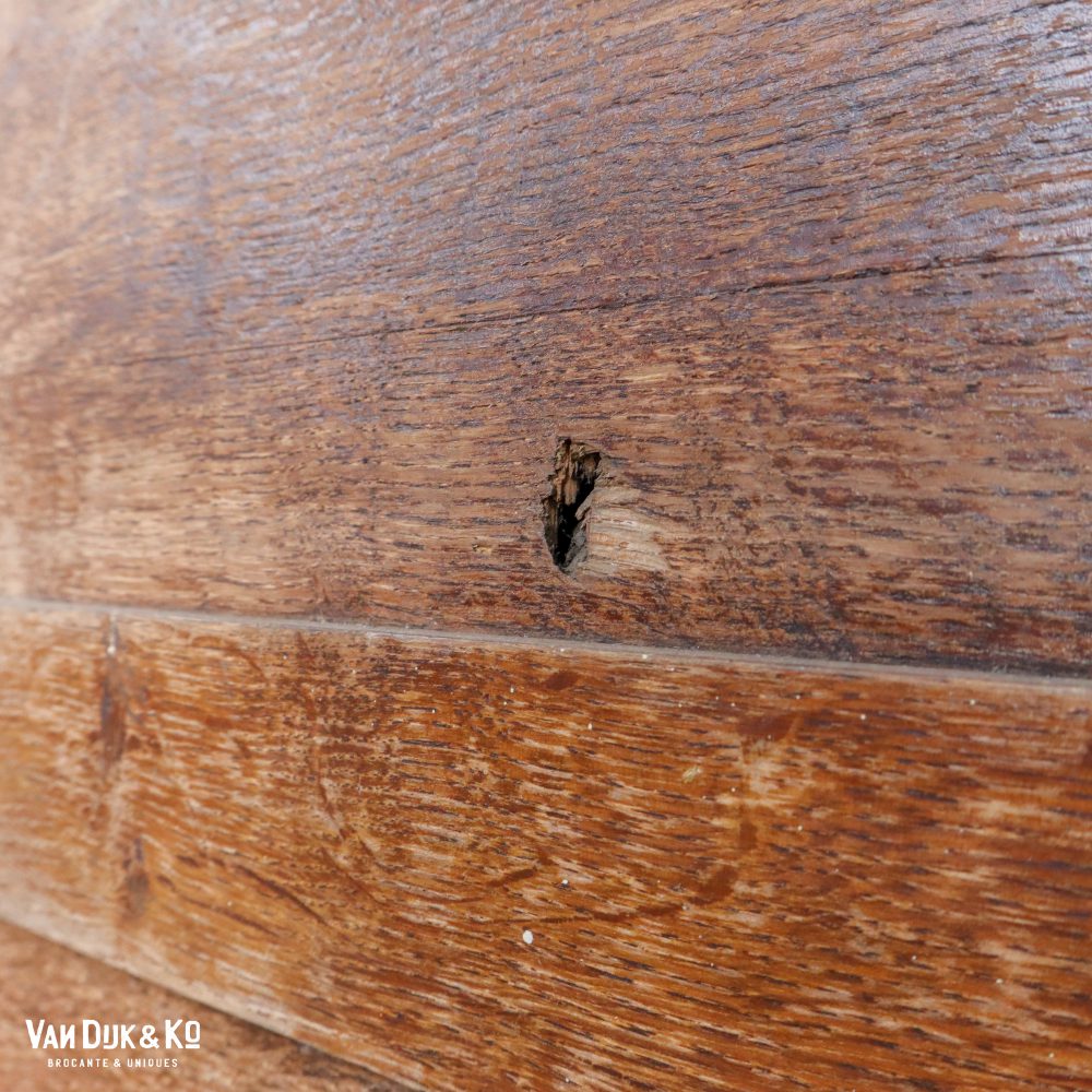 Vintage houten archiefkast - Afbeelding 7