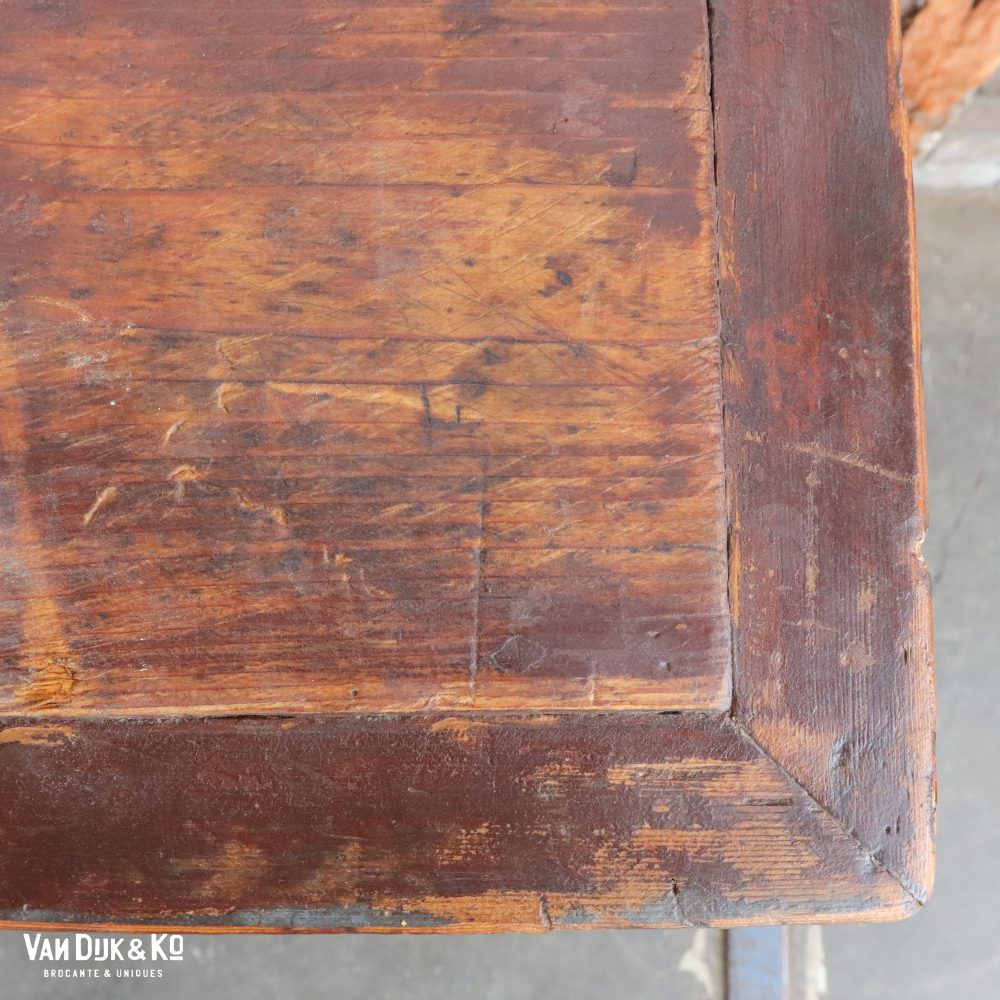 Brocante bruine onderkast - Afbeelding 7