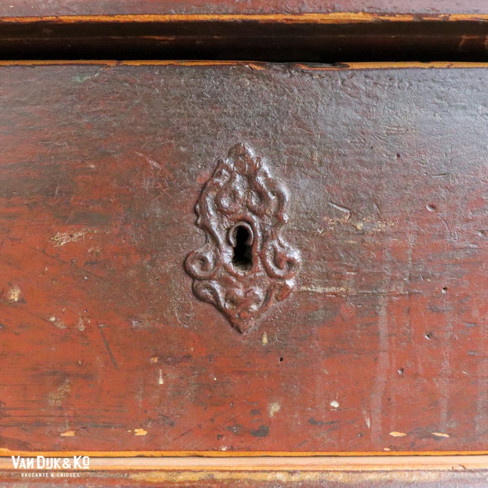 Brocante bruine onderkast - Afbeelding 3