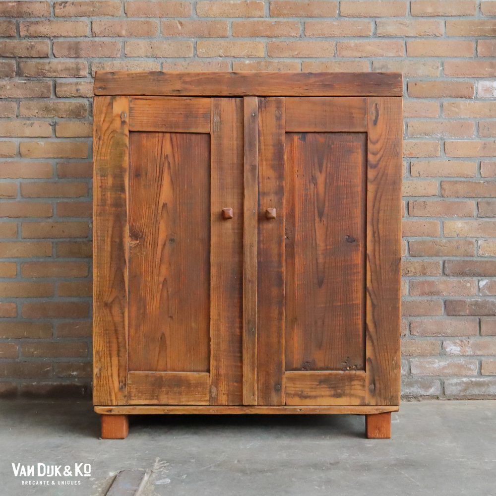 Brocante houten kast