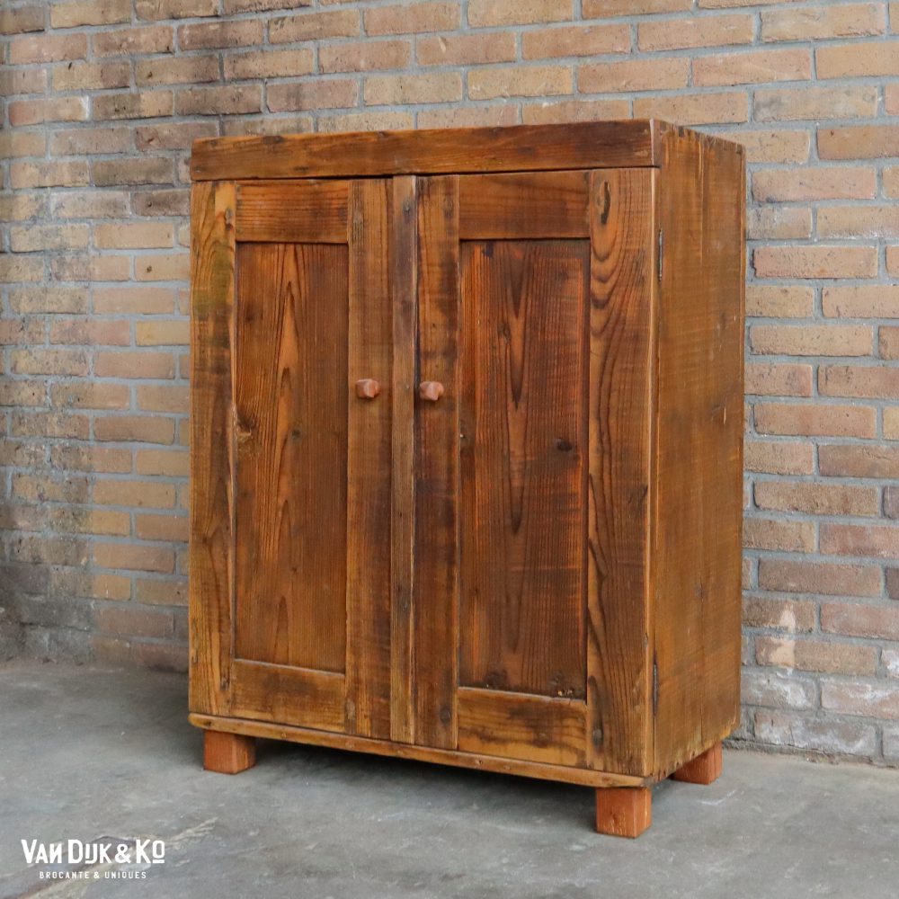 Brocante houten kast - Afbeelding 7
