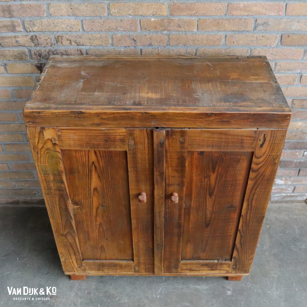 Brocante houten kast - Afbeelding 4