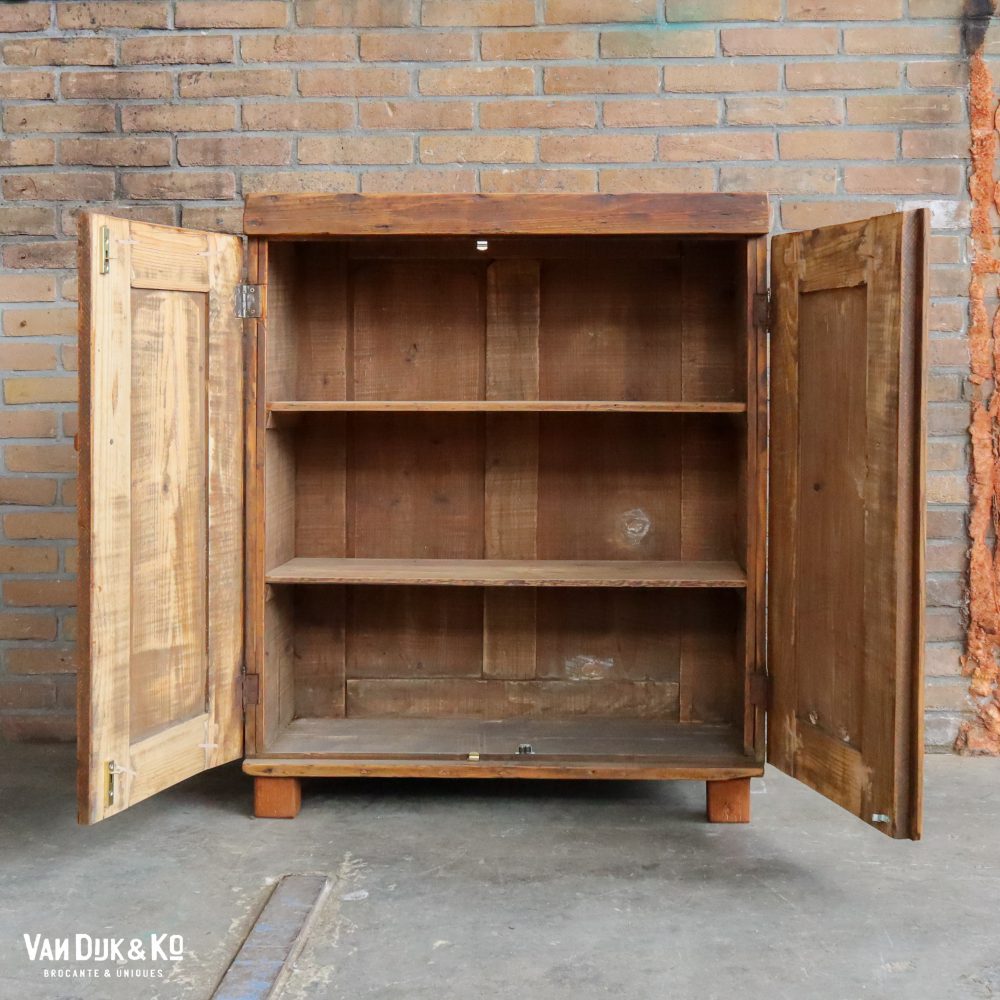 Brocante houten kast - Afbeelding 3