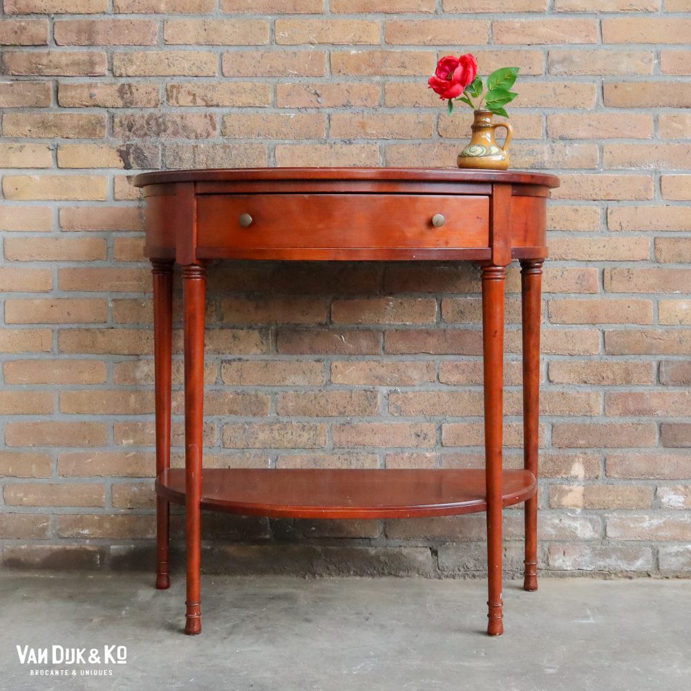 Houten wandtafel