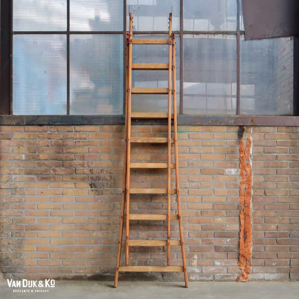 Vintage houten ladder