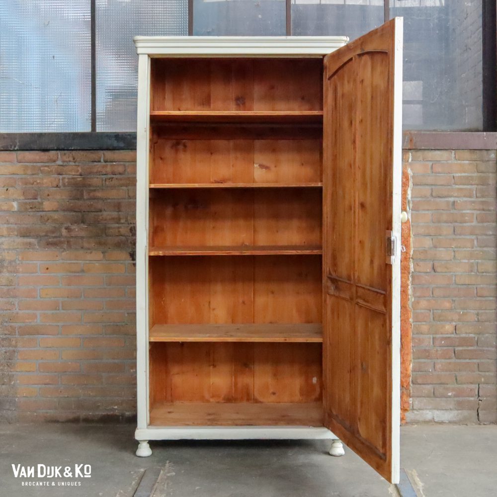 Groen-witte linnenkast - Afbeelding 3