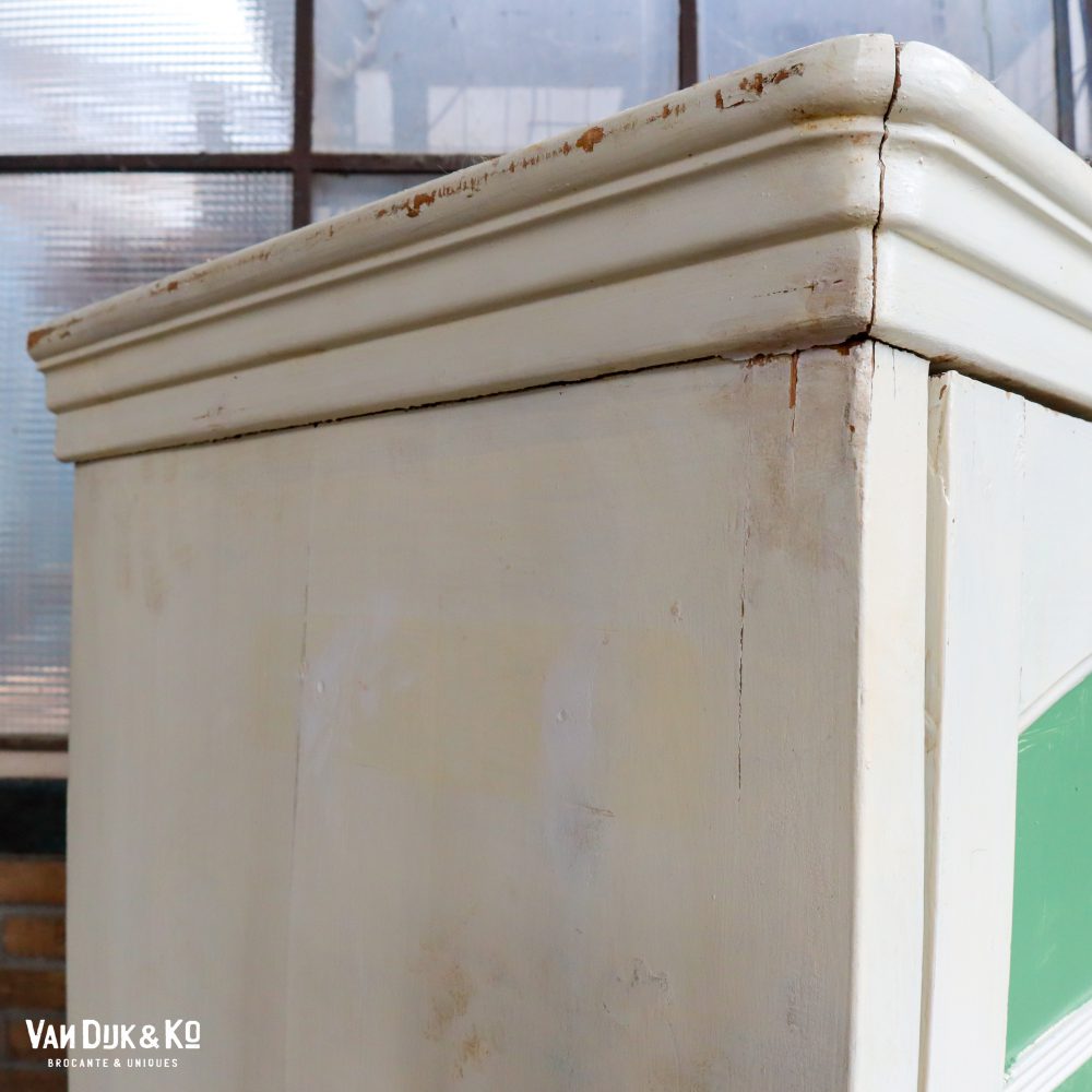 Groen-witte linnenkast - Afbeelding 6