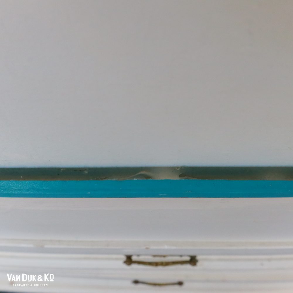 Wit-blauwe alles-in-één kast - Afbeelding 8