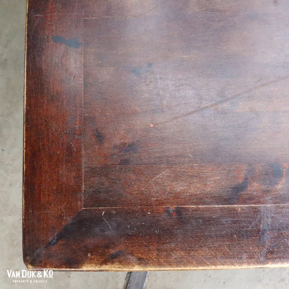 Vintage houten eettafel - Afbeelding 3