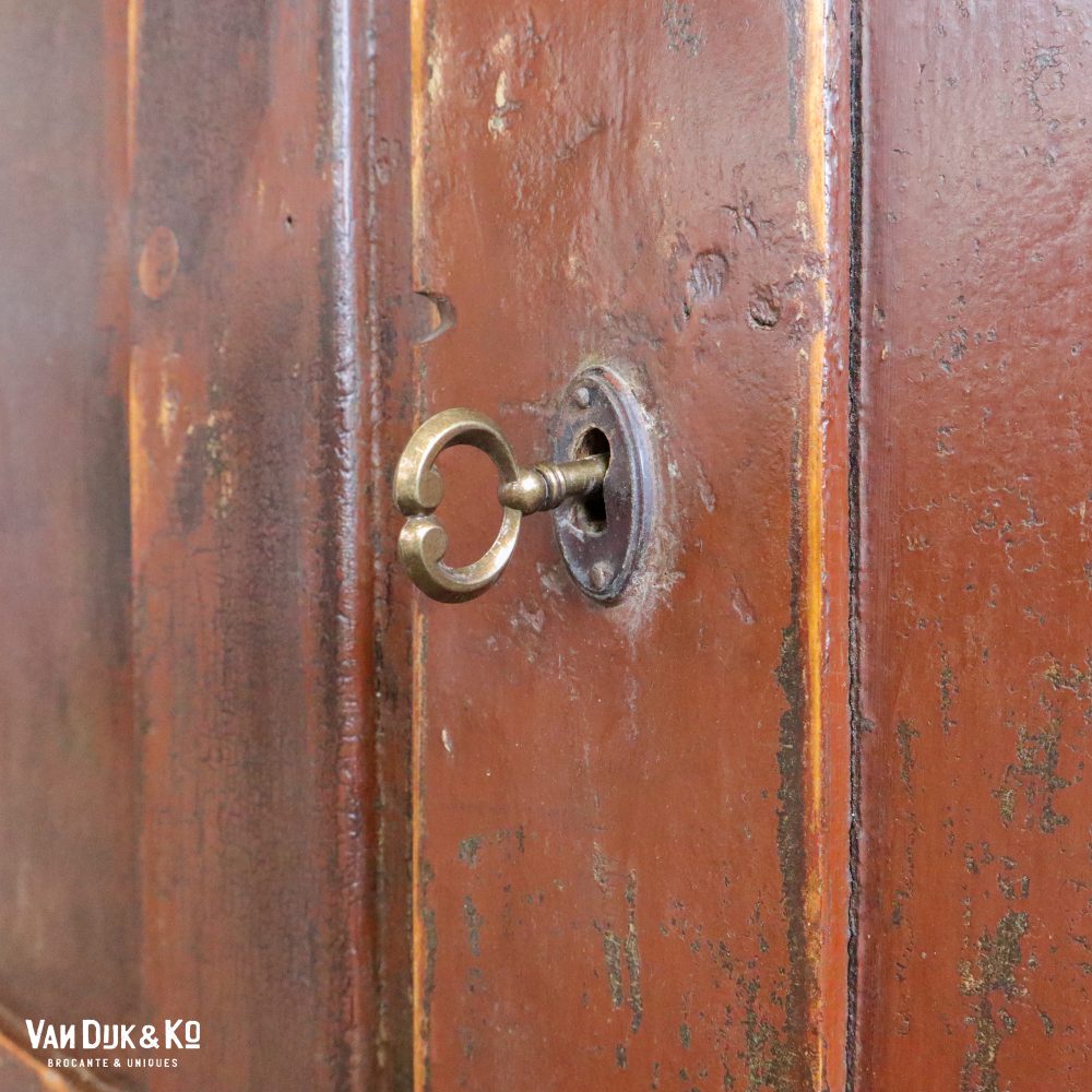 Brocante houten onderkast - Afbeelding 6