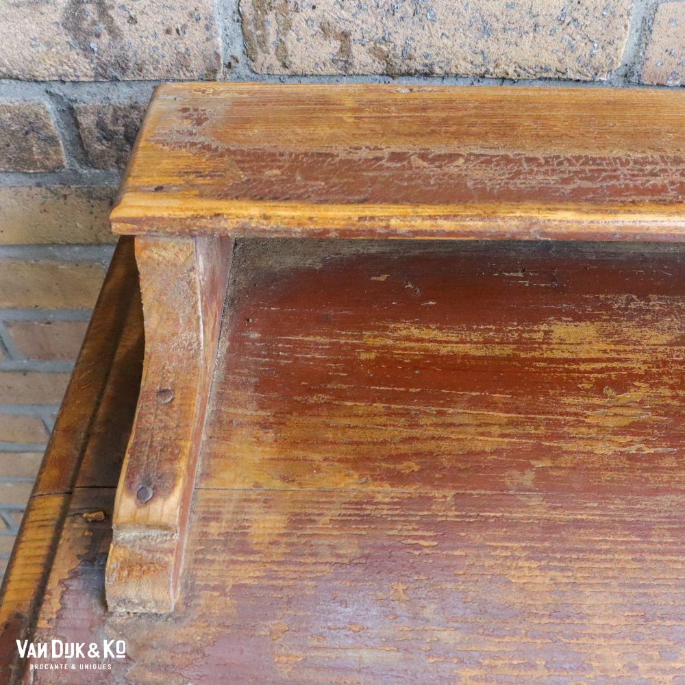 Brocante houten onderkast - Afbeelding 2