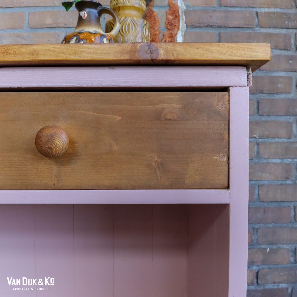 Roze houten toog - Afbeelding 9