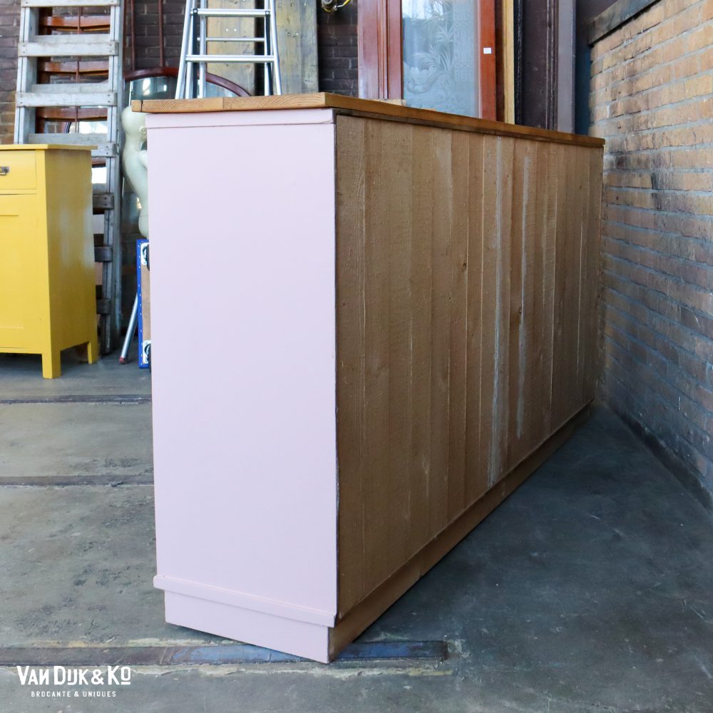 Roze houten toog - Afbeelding 2