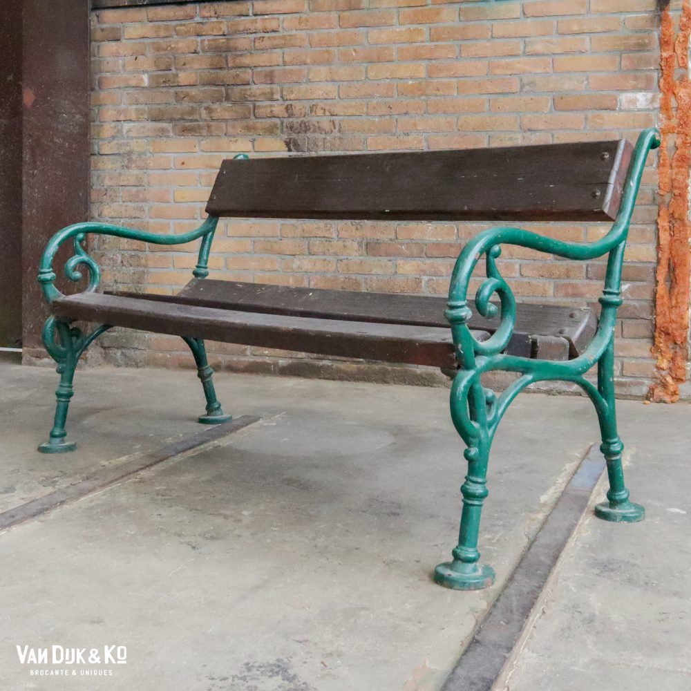 Brocante tuinbank - Afbeelding 3