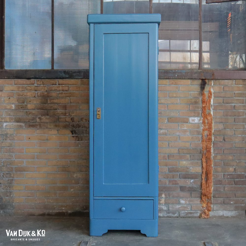 Blauwe eendeurs linnenkast - Afbeelding 3