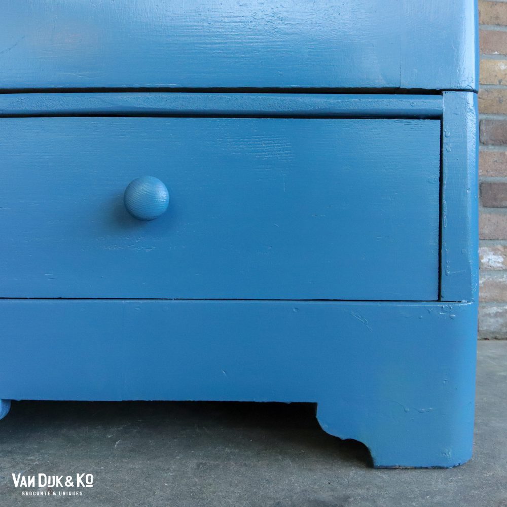 Blauwe eendeurs linnenkast - Afbeelding 9