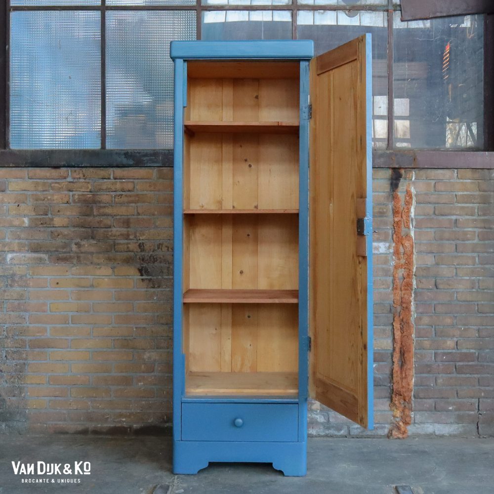 Blauwe eendeurs linnenkast - Afbeelding 6
