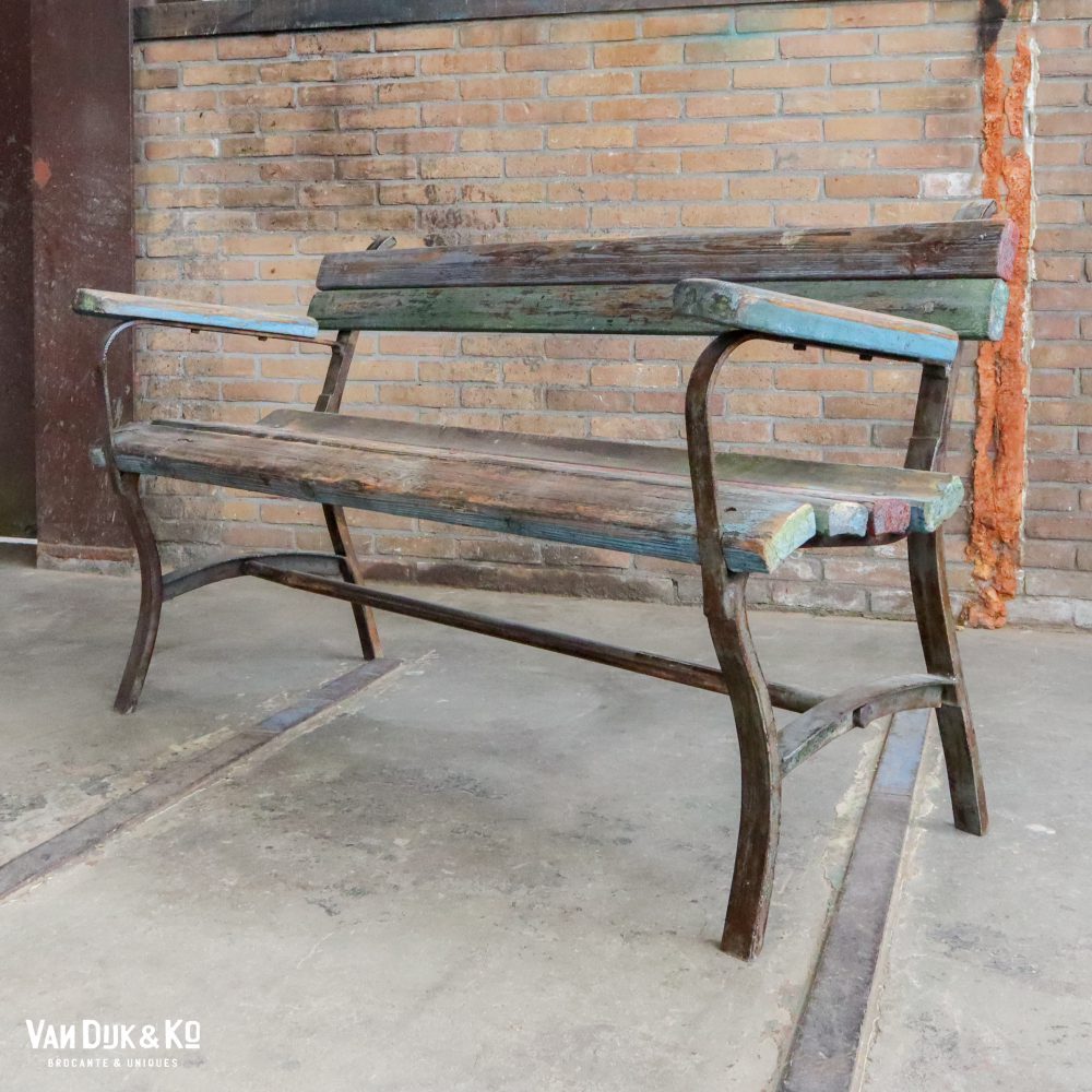 Brocante tuinbank - Afbeelding 5