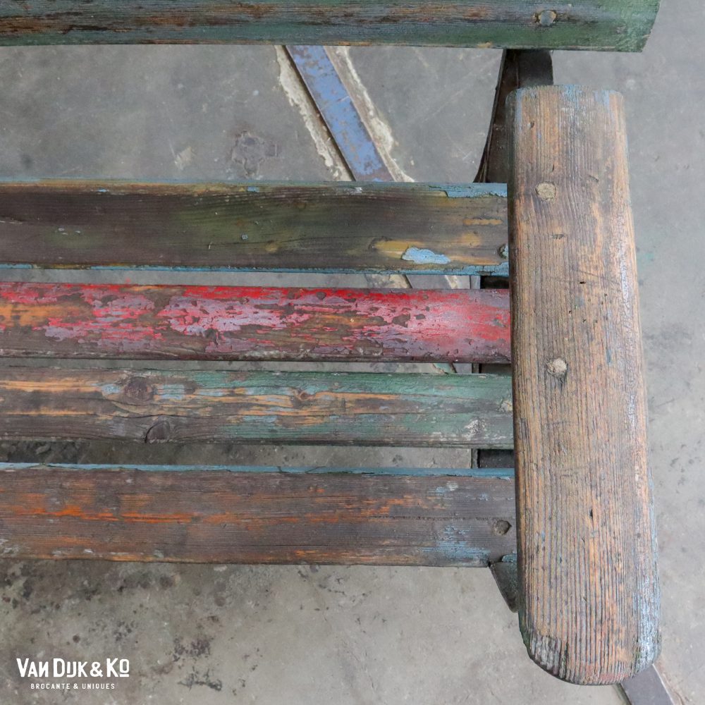 Brocante tuinbank - Afbeelding 2