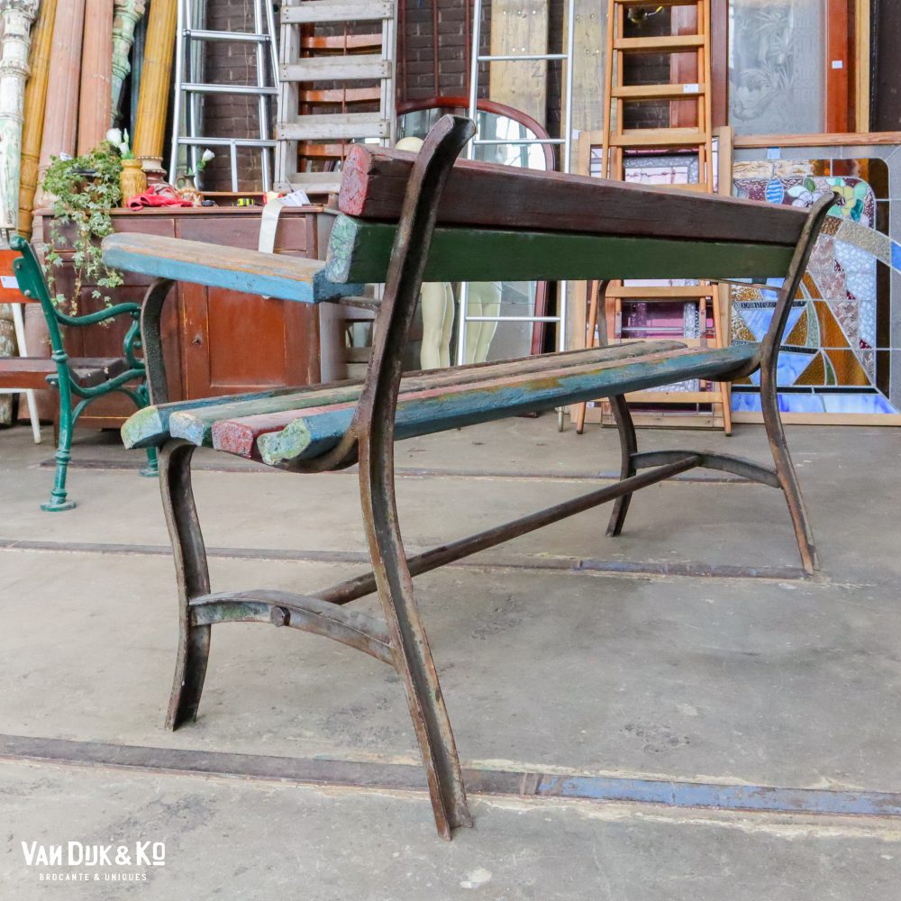 Brocante tuinbank - Afbeelding 4