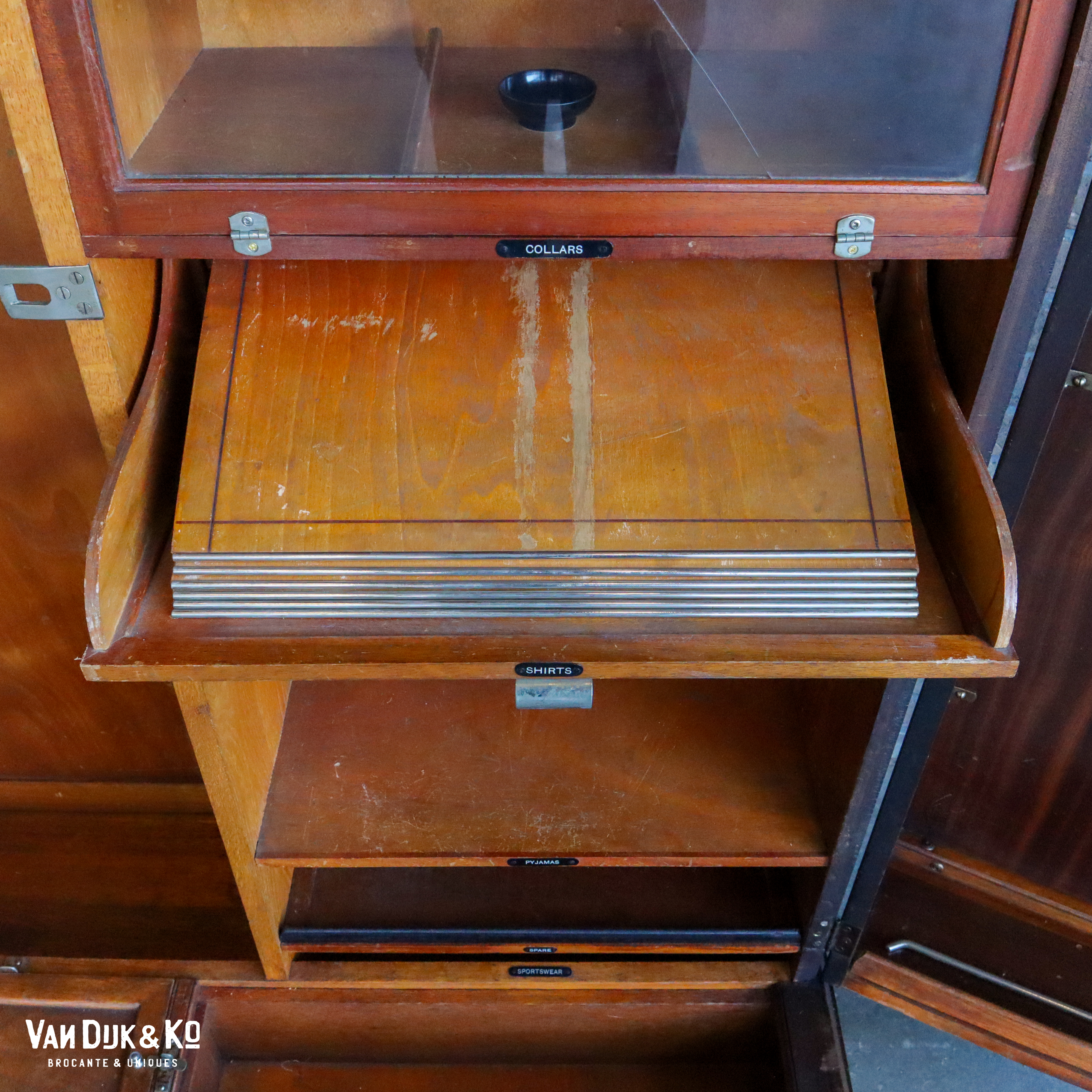 Vintage Art Deco kledingkast - Afbeelding 9