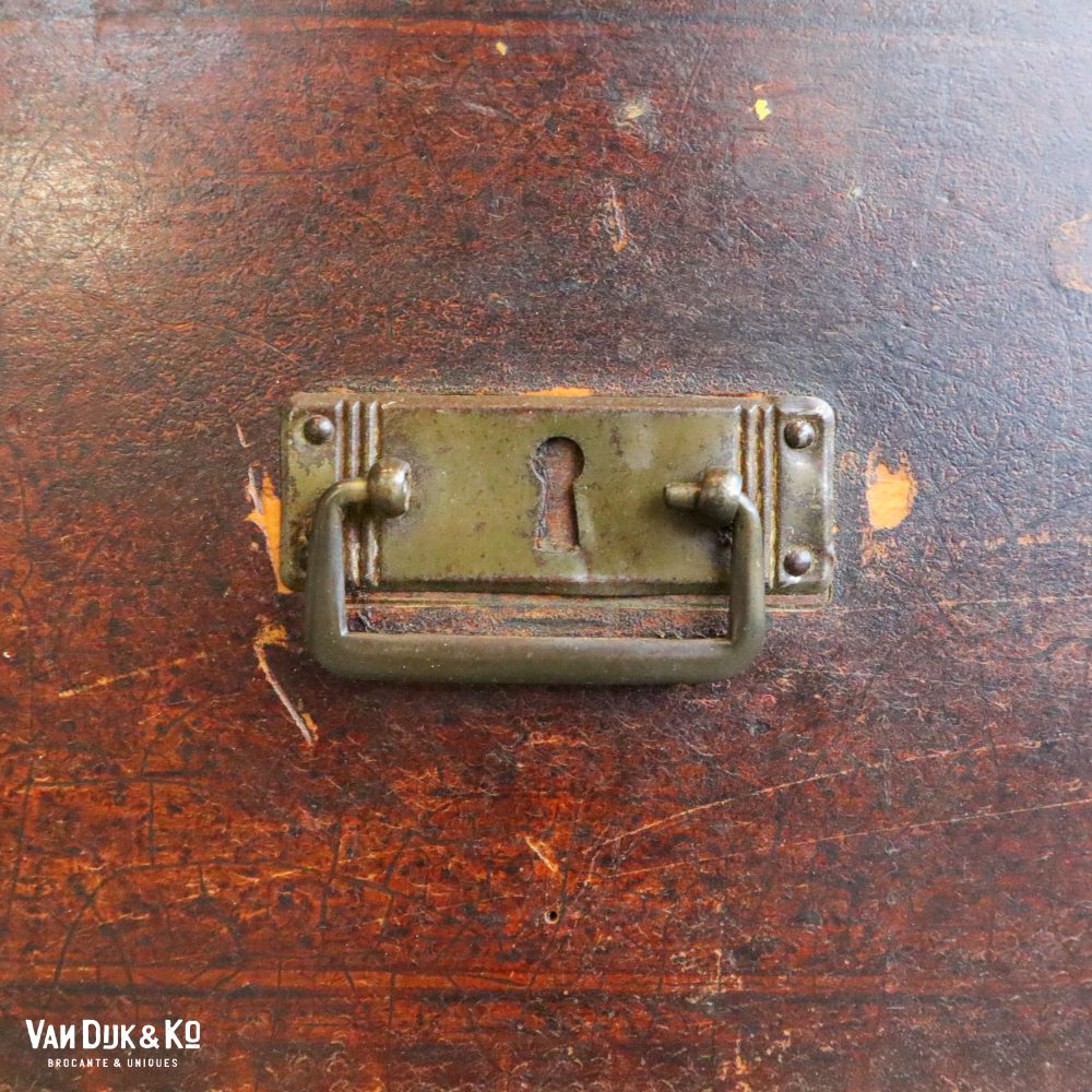 Brocante bruine onderkast - Afbeelding 4