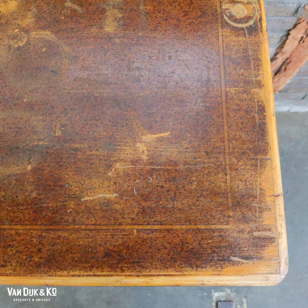 Brocante bruine onderkast - Afbeelding 5
