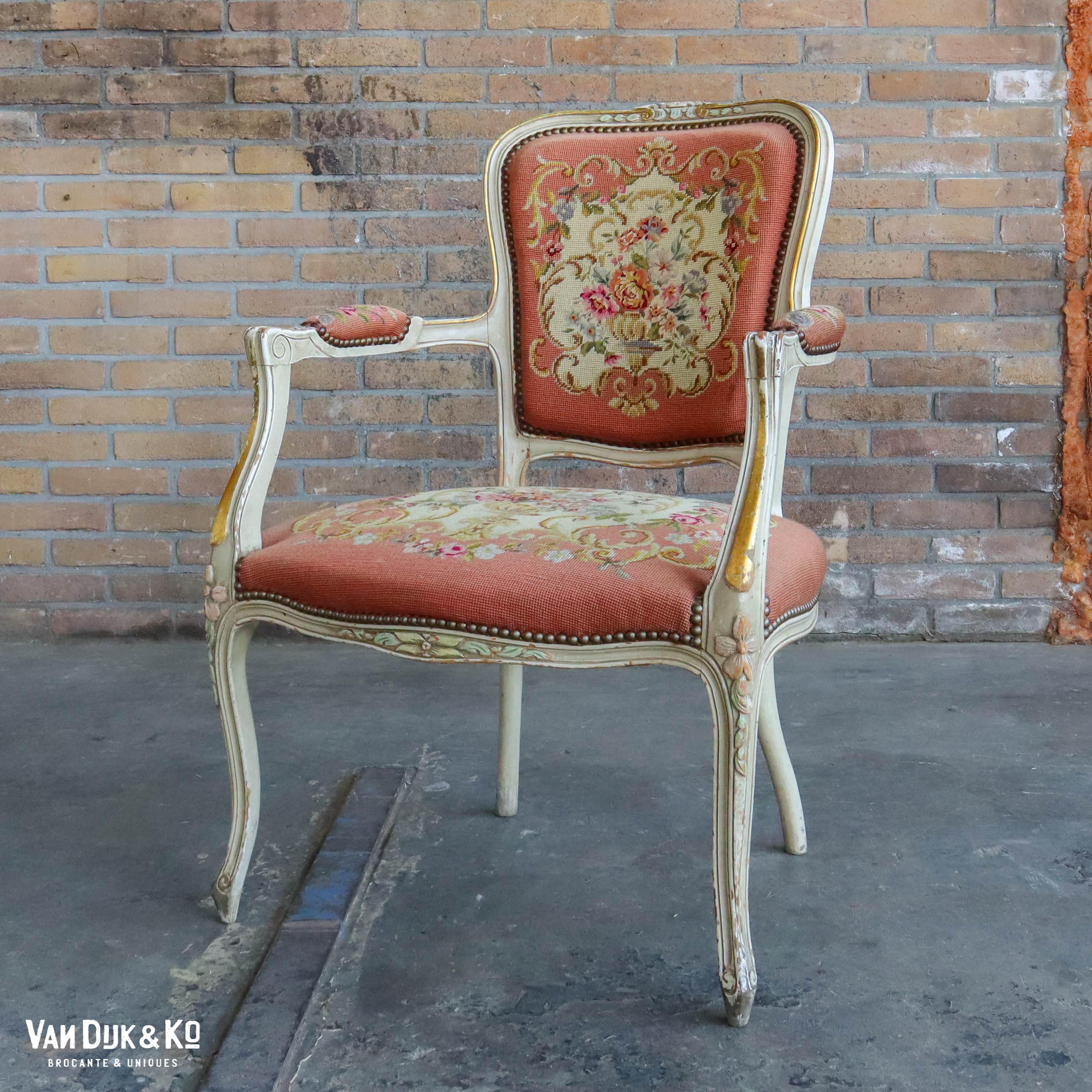 Louis XV stoel - 2 stuks