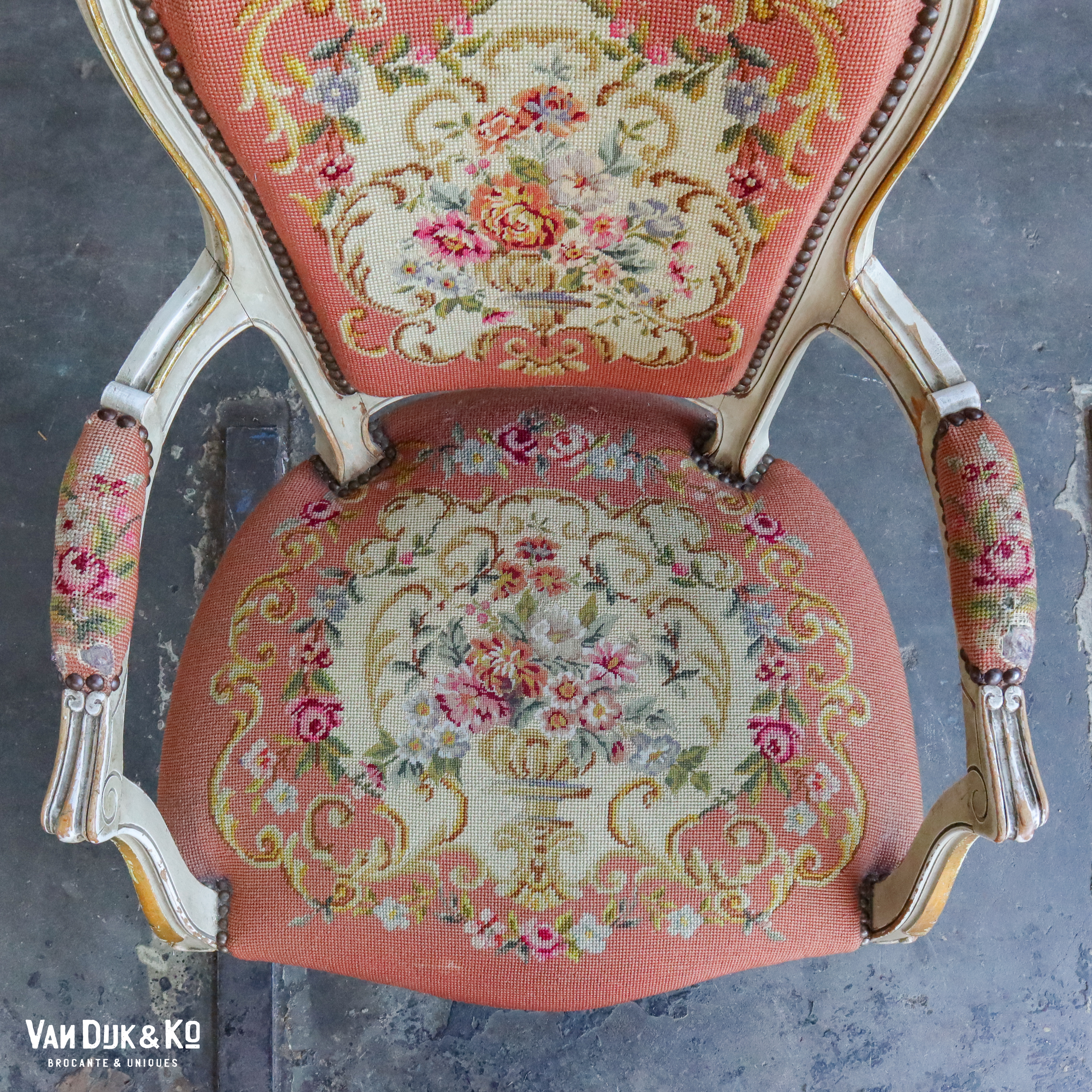Louis XV stoel - 2 stuks - Afbeelding 5