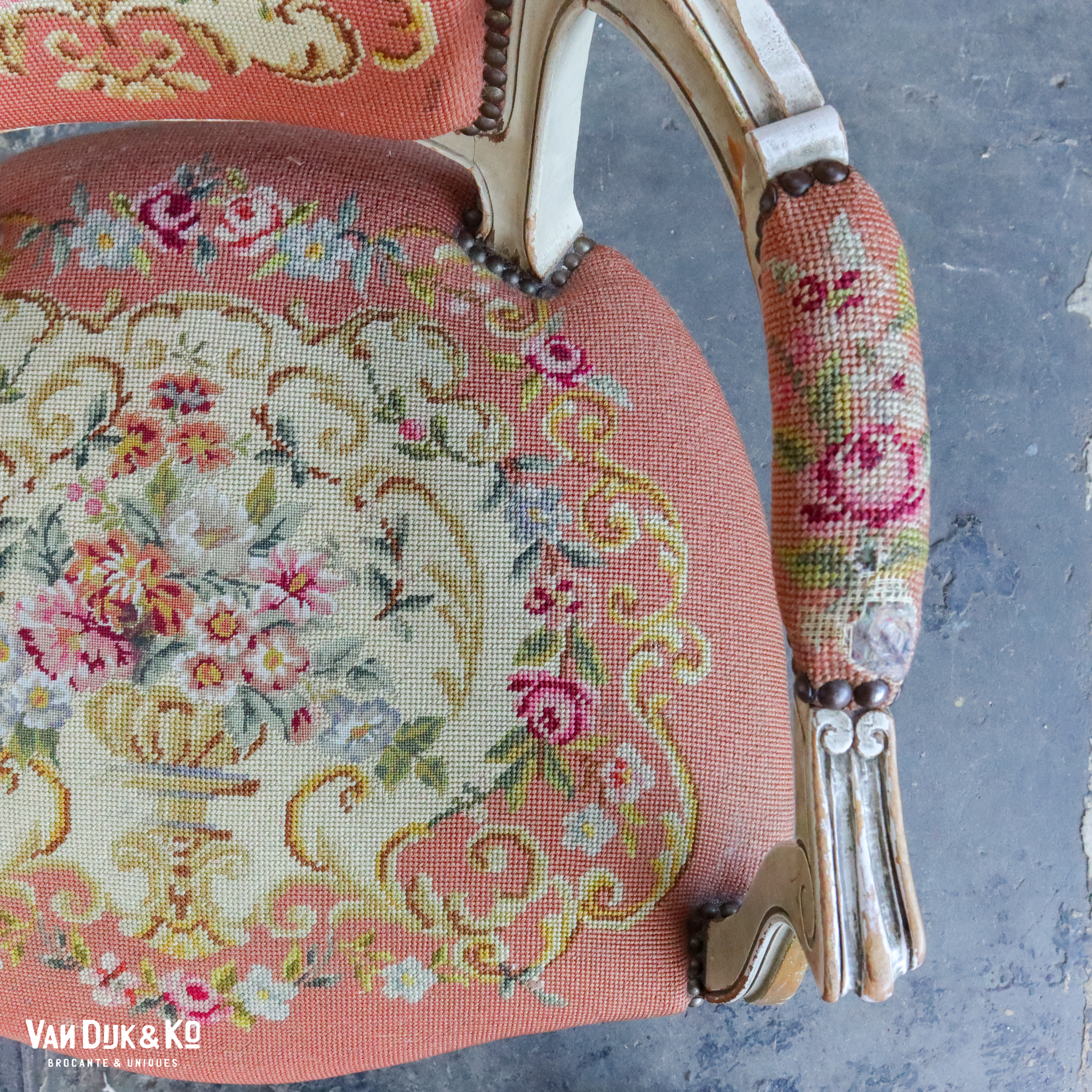 Louis XV stoel - 2 stuks - Afbeelding 6