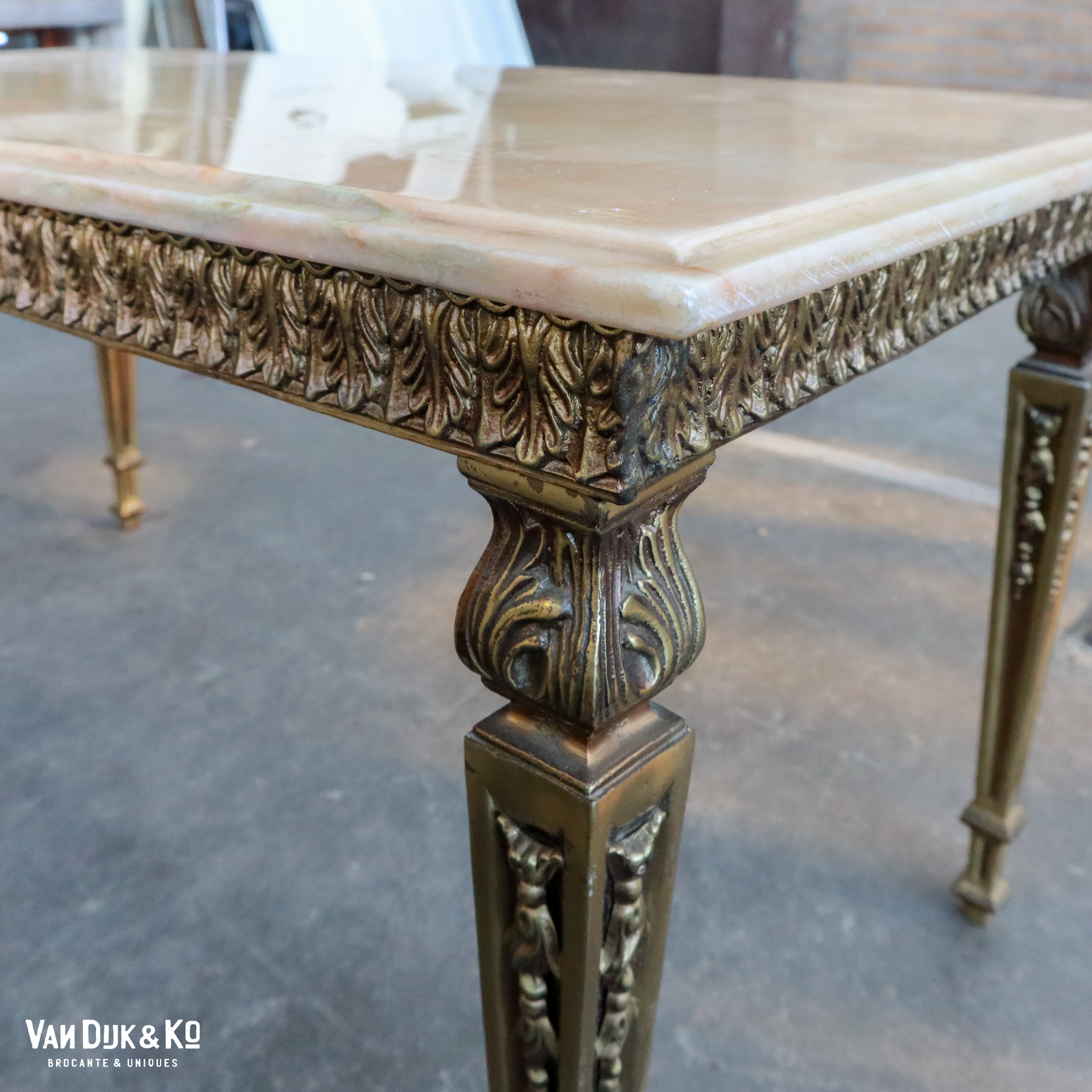 Marmeren salontafel - Afbeelding 2