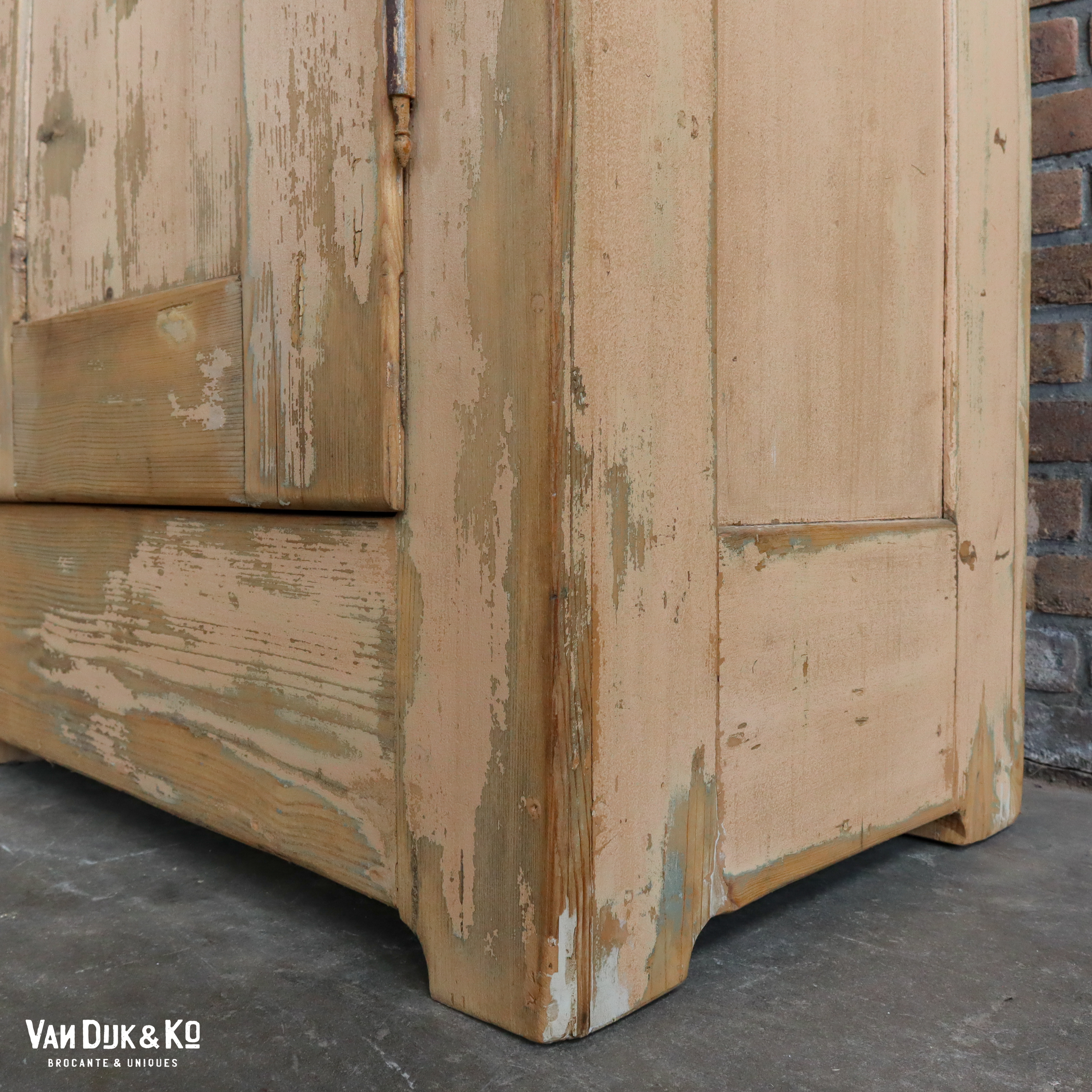 Brocante eendeurskast - Afbeelding 8