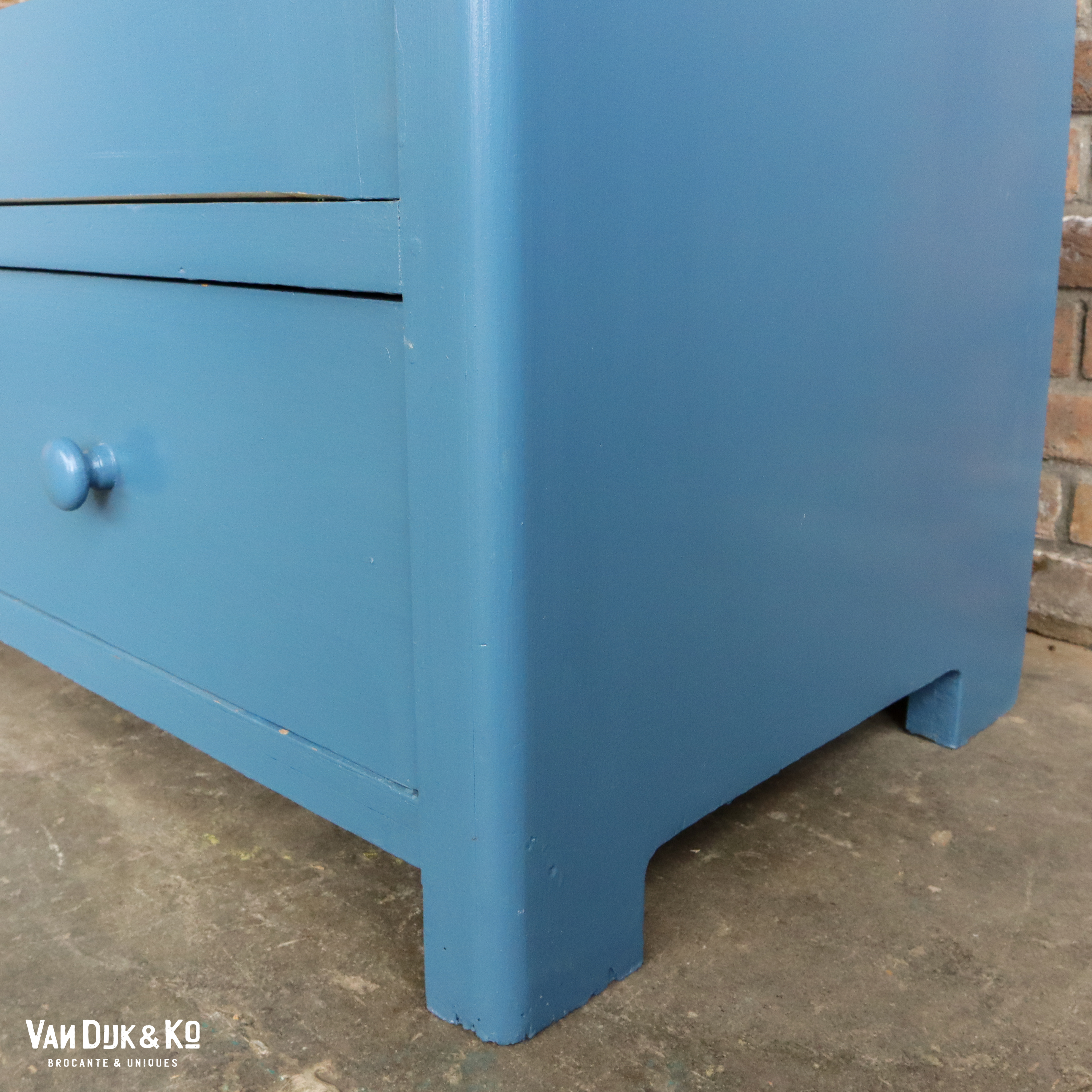 Blauwe vitrinekast - Afbeelding 6