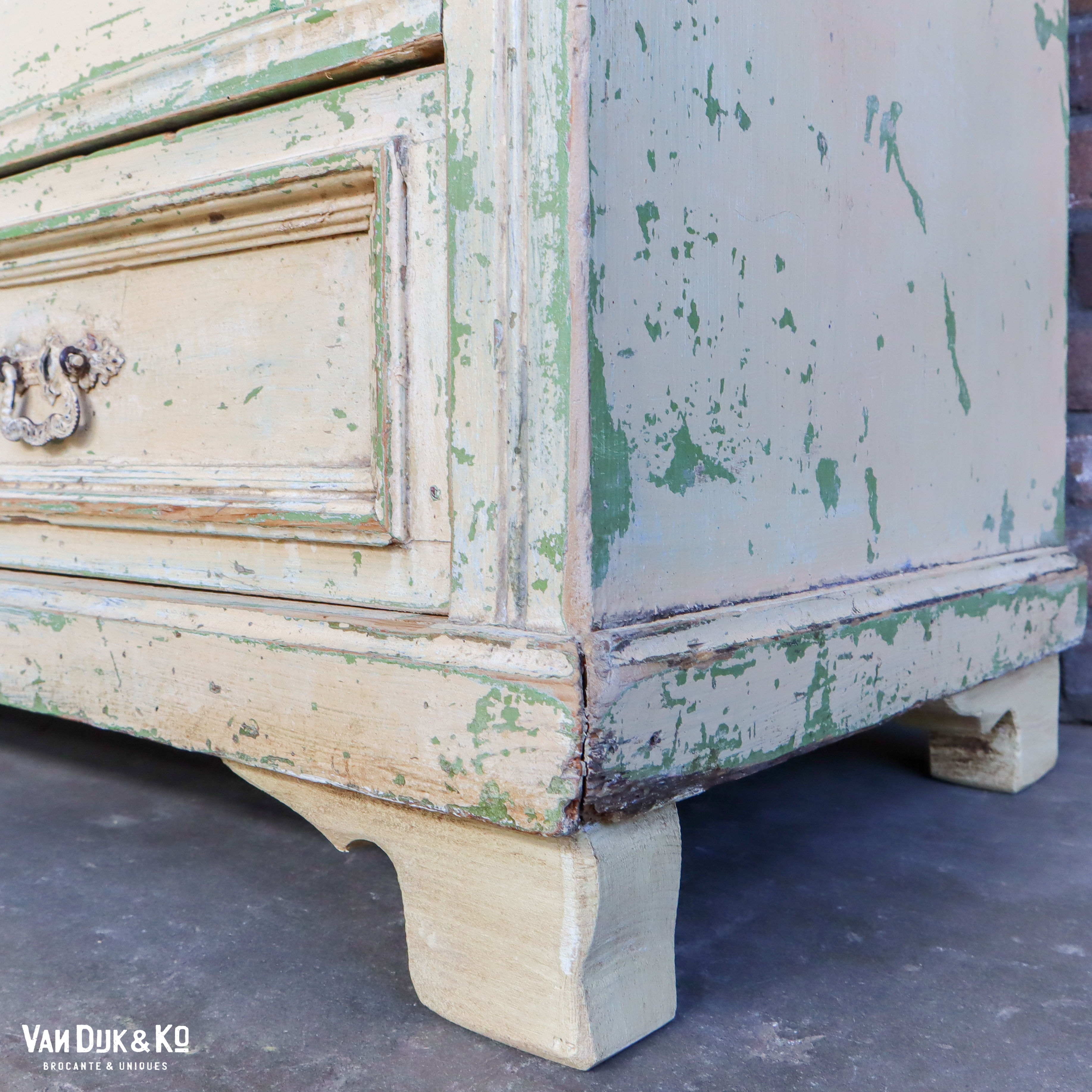Brocante tweedeurs kast - Afbeelding 7