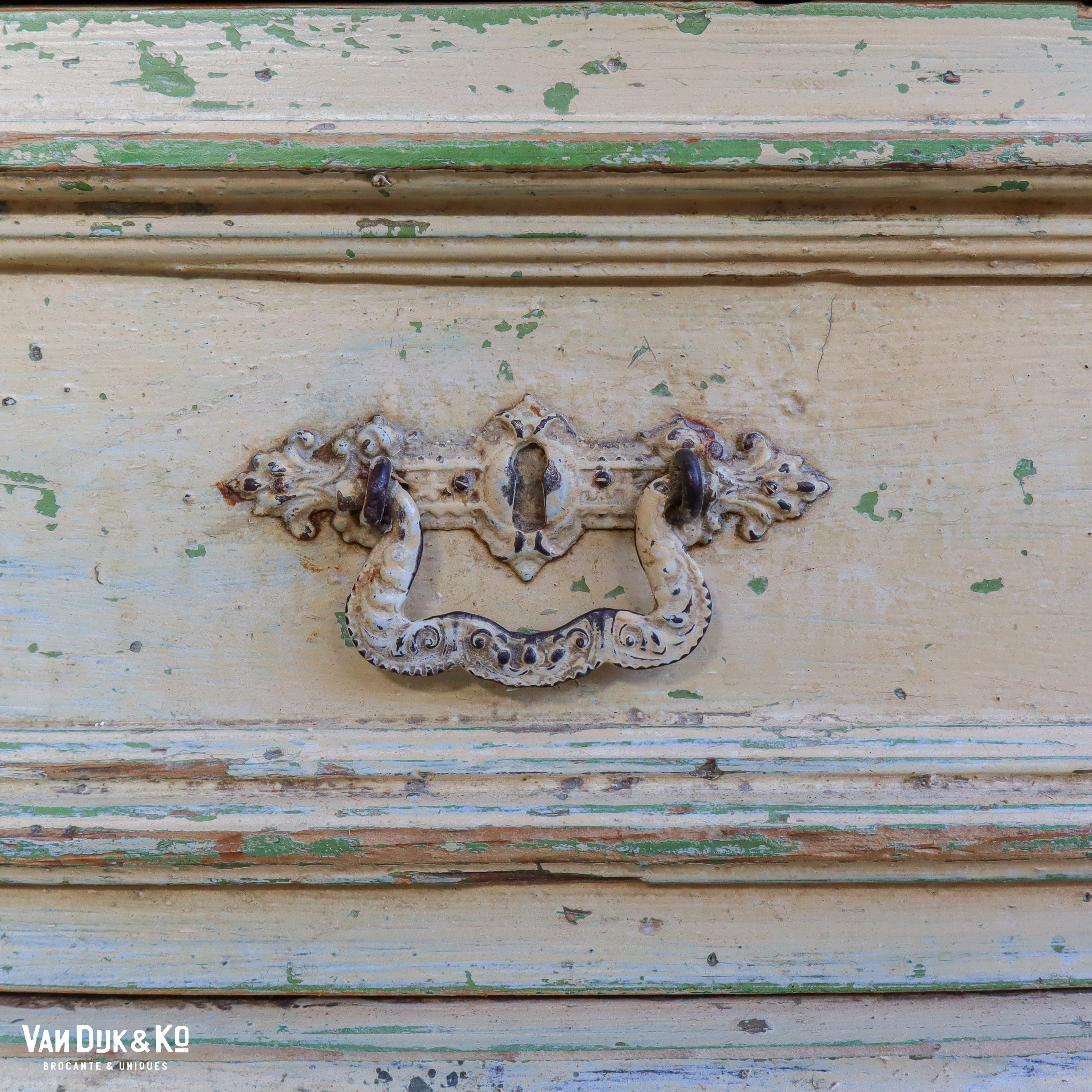 Brocante tweedeurs kast - Afbeelding 10