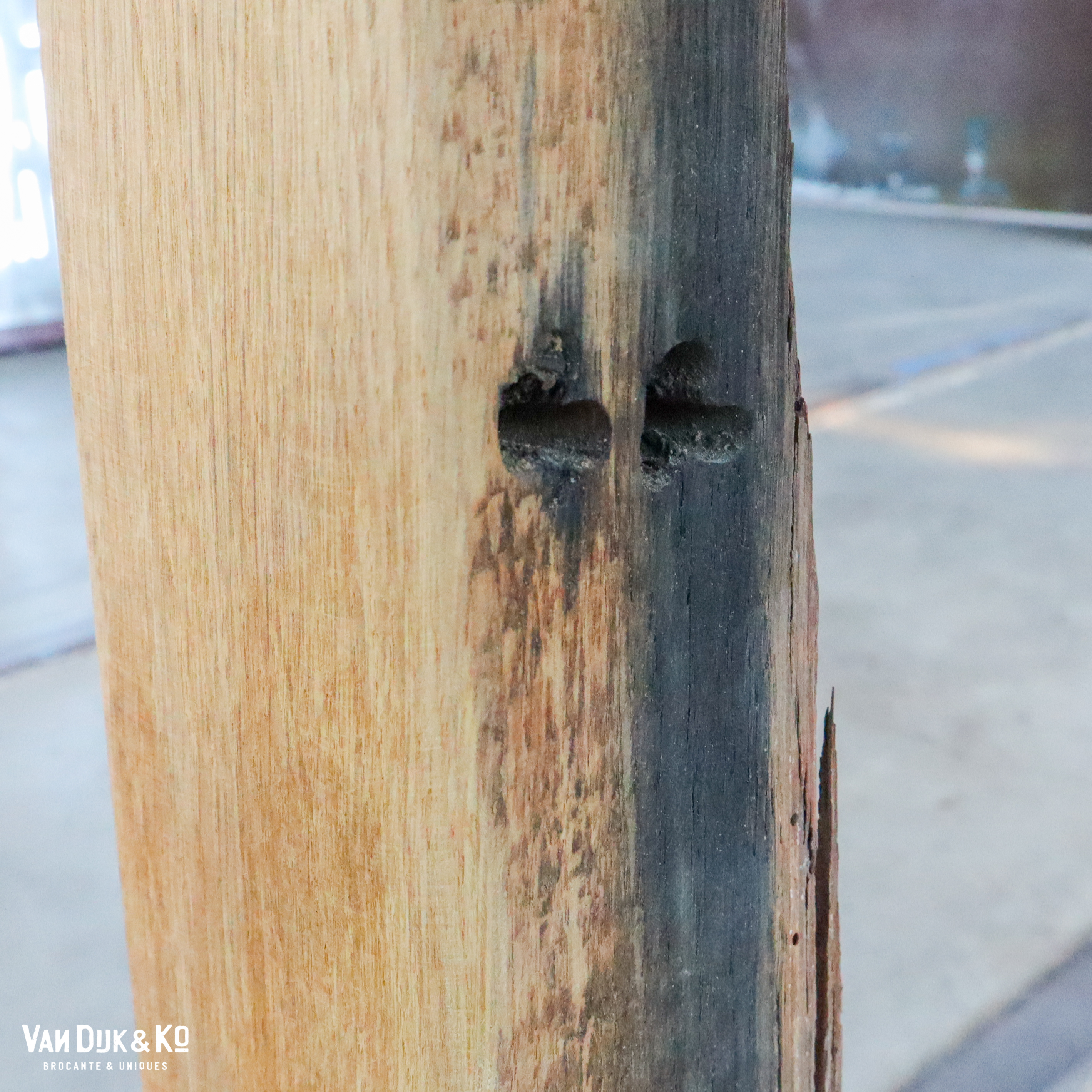 Houten slagerstafel - Afbeelding 9