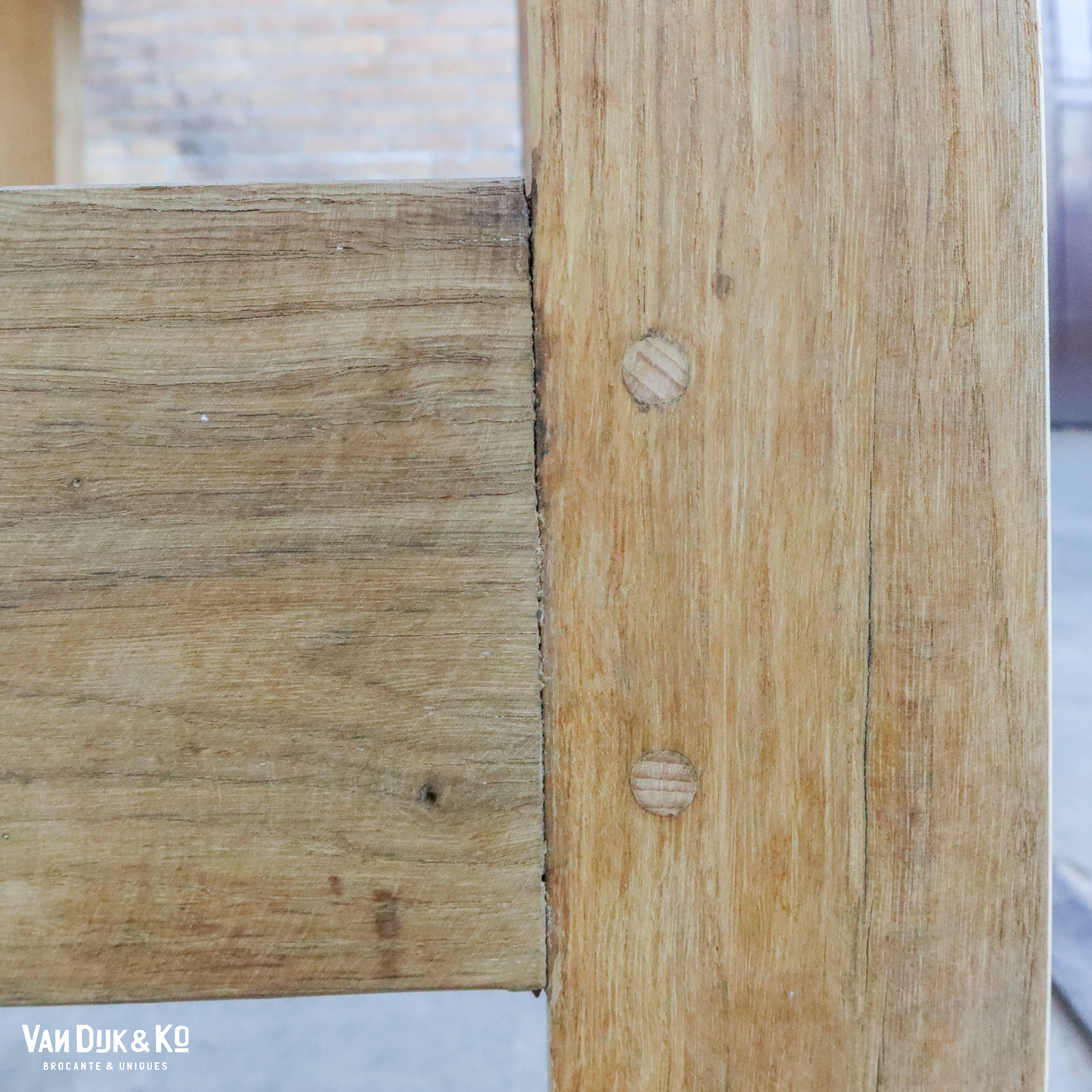 Houten slagerstafel - Afbeelding 10