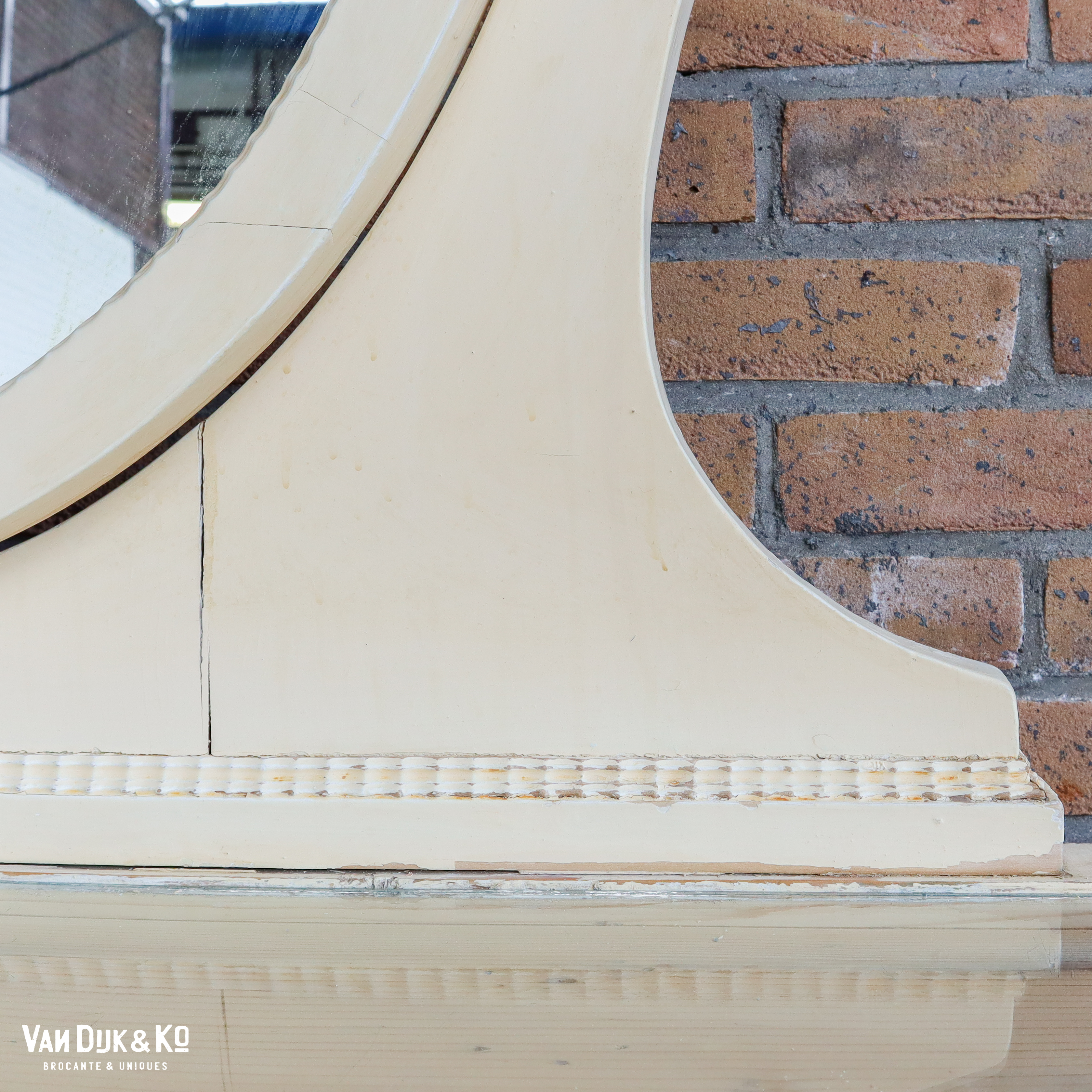 Brocante houten kaptafel - Afbeelding 8