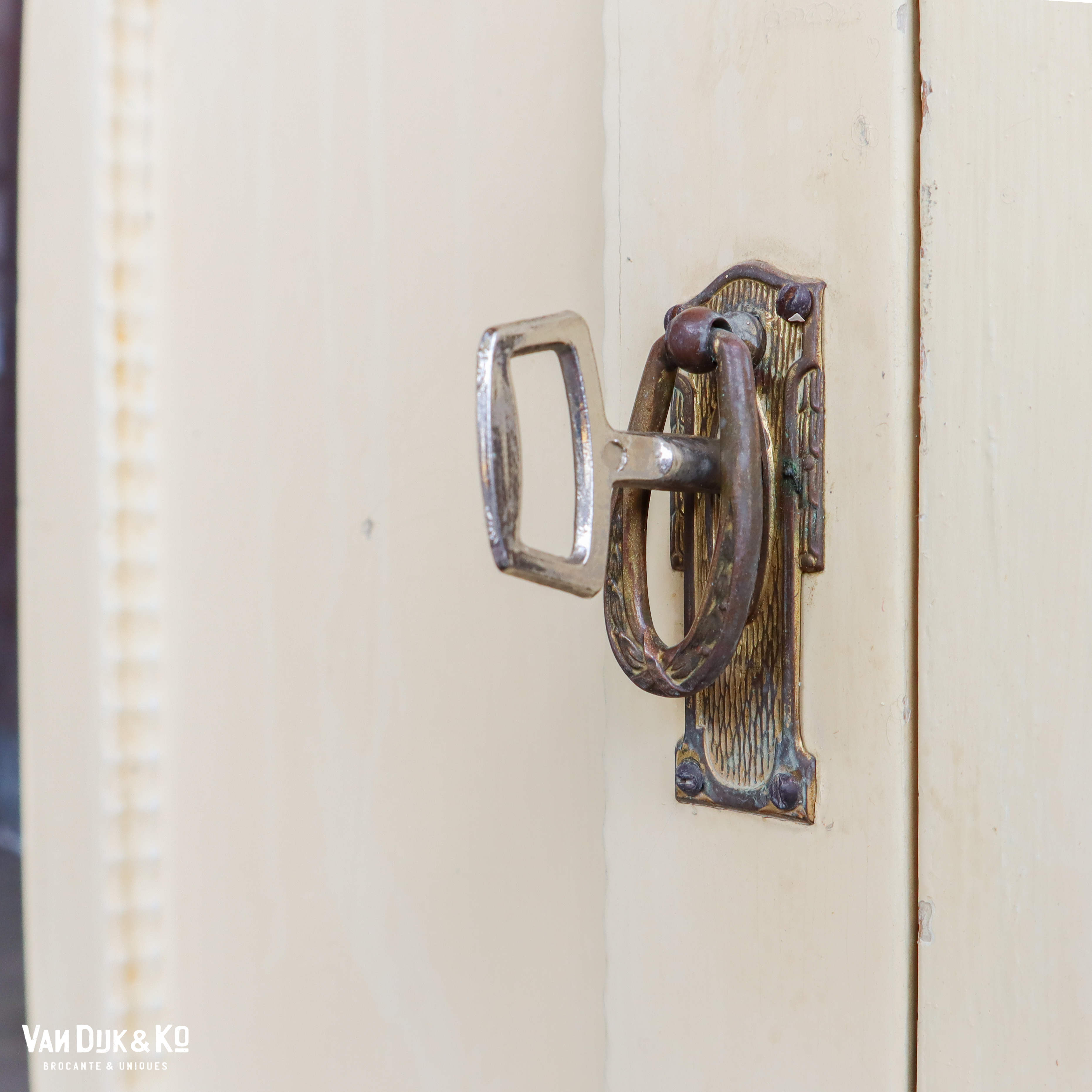 Brocante houten kaptafel - Afbeelding 10