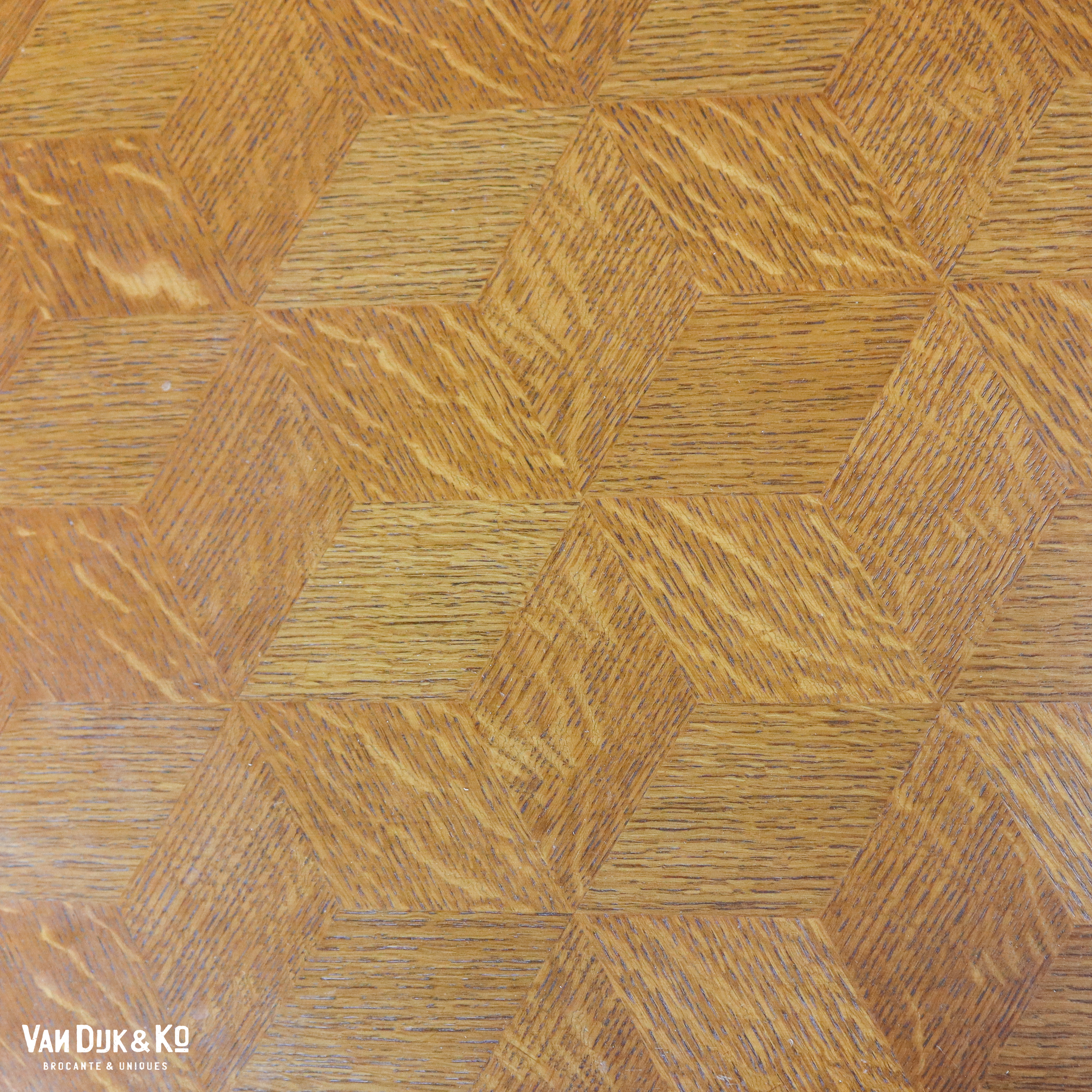 Vintage uitschuifbare tafel - Afbeelding 6