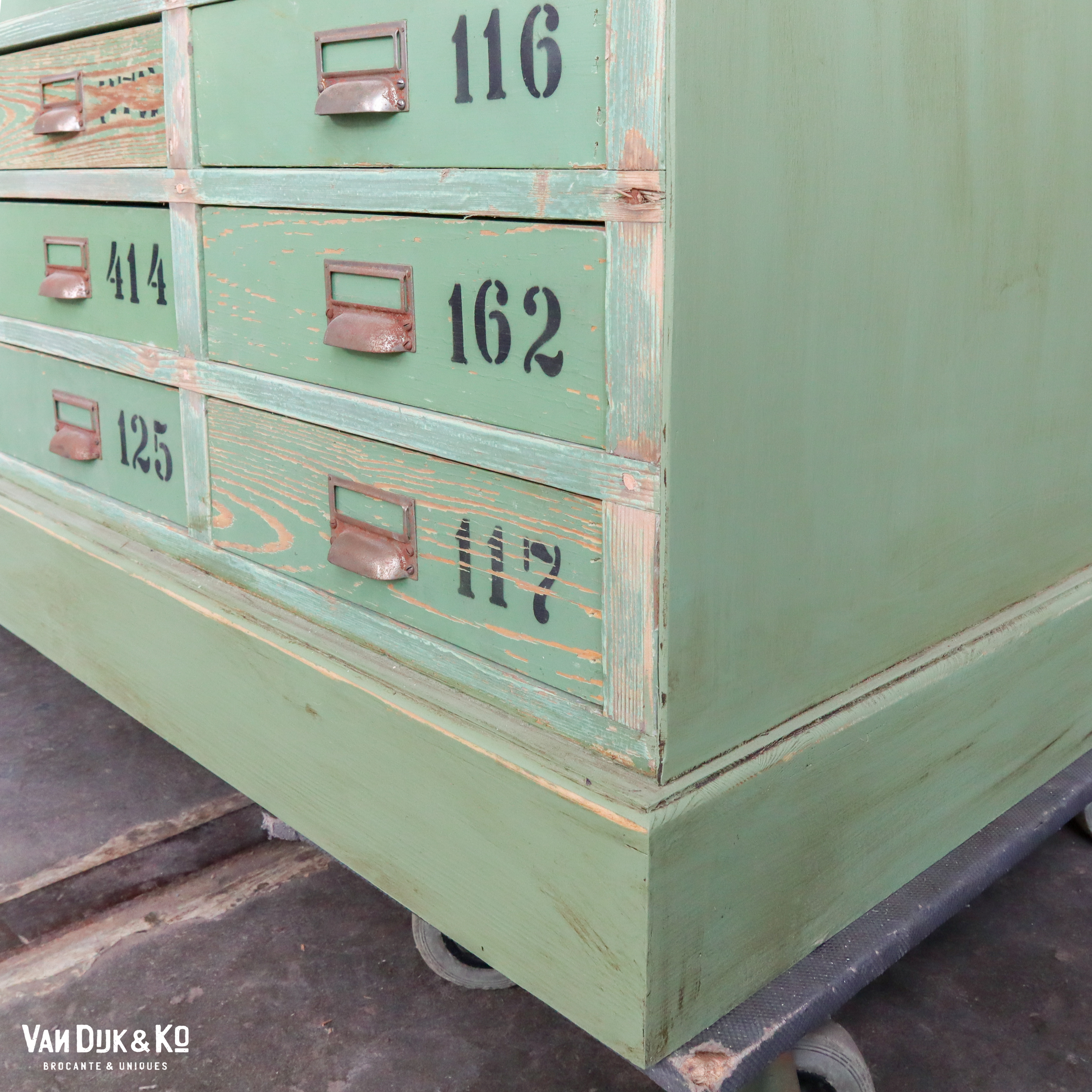 Groene ladekast - Afbeelding 8