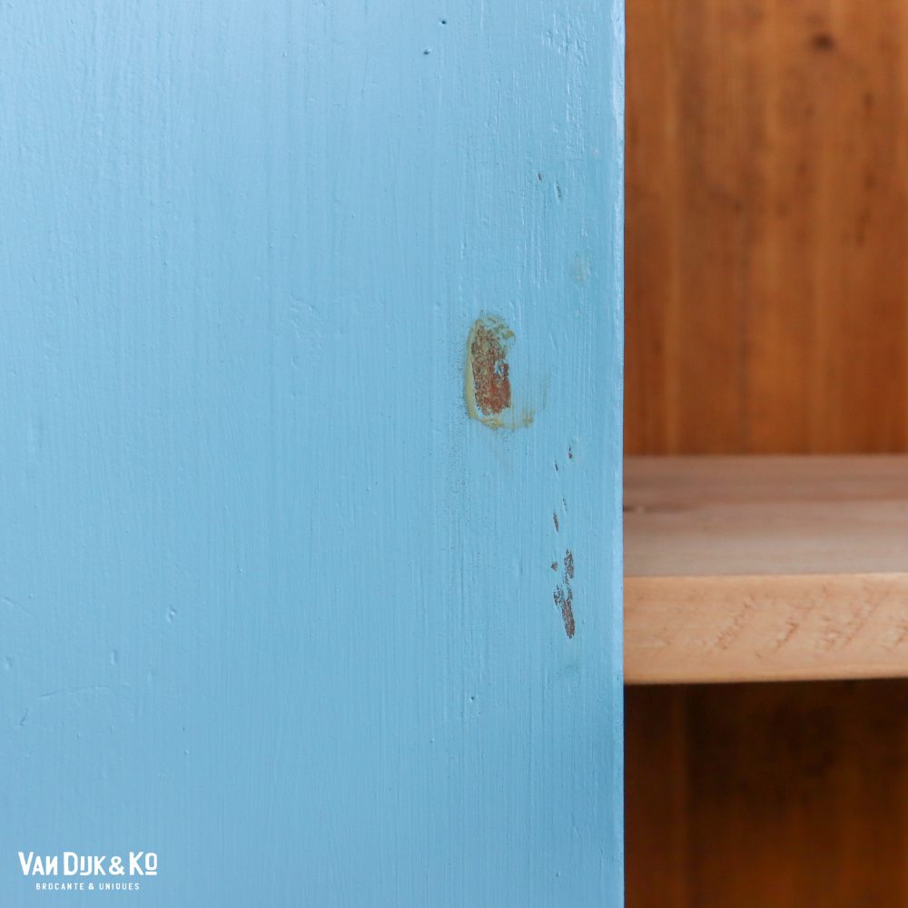 Blauwe tweedeurs kast - Afbeelding 8