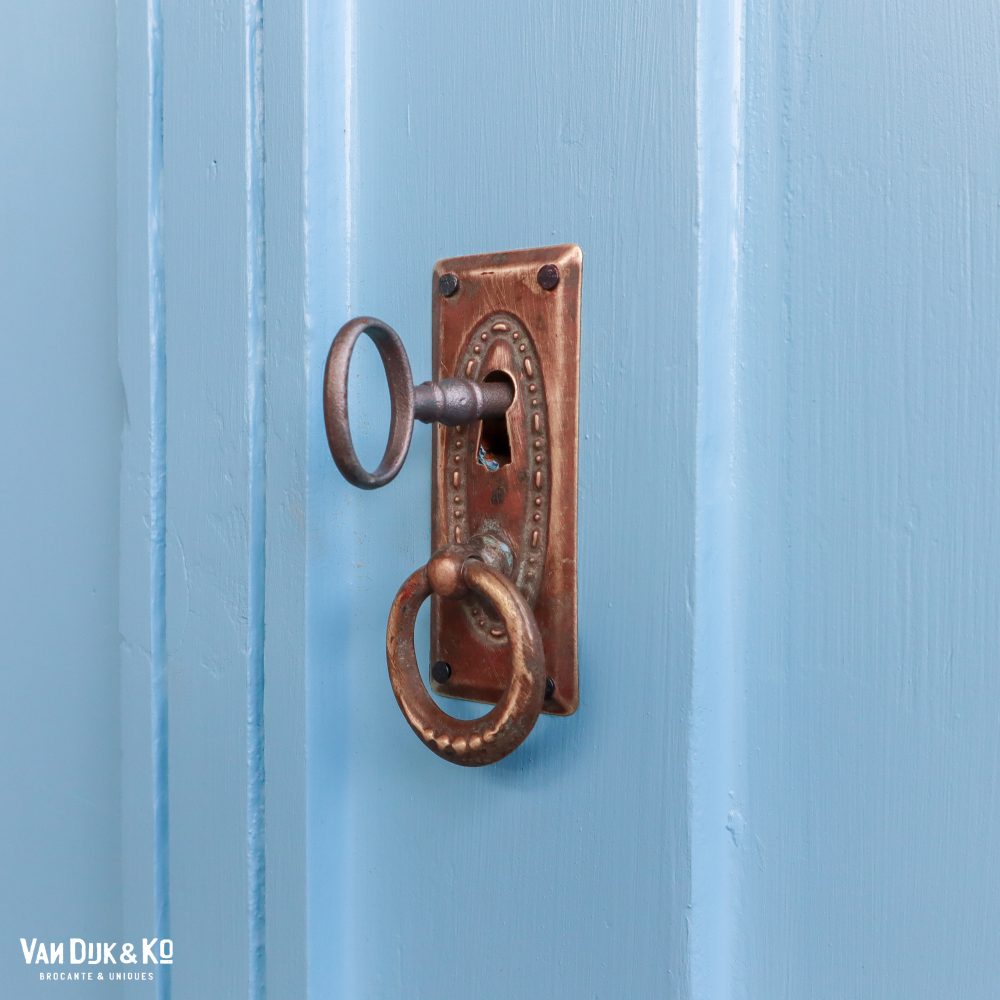 Blauwe tweedeurs kast - Afbeelding 10