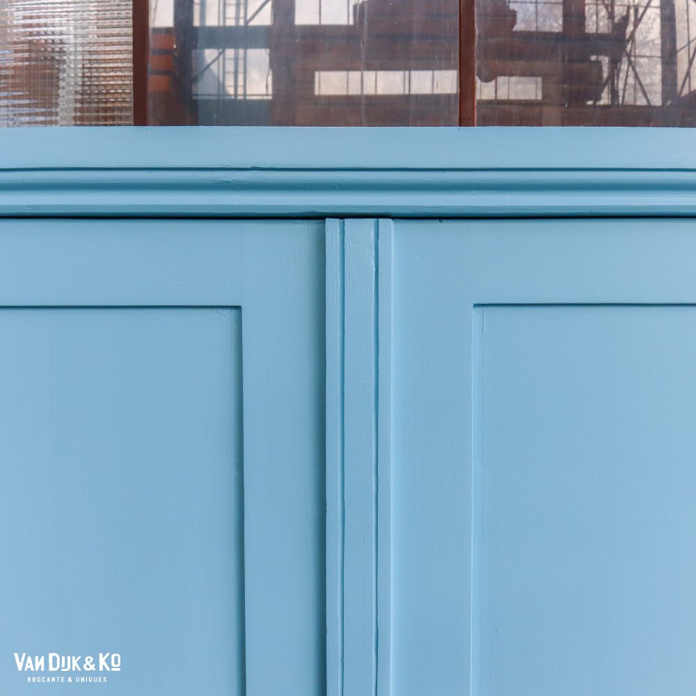 Blauwe tweedeurs kast - Afbeelding 7