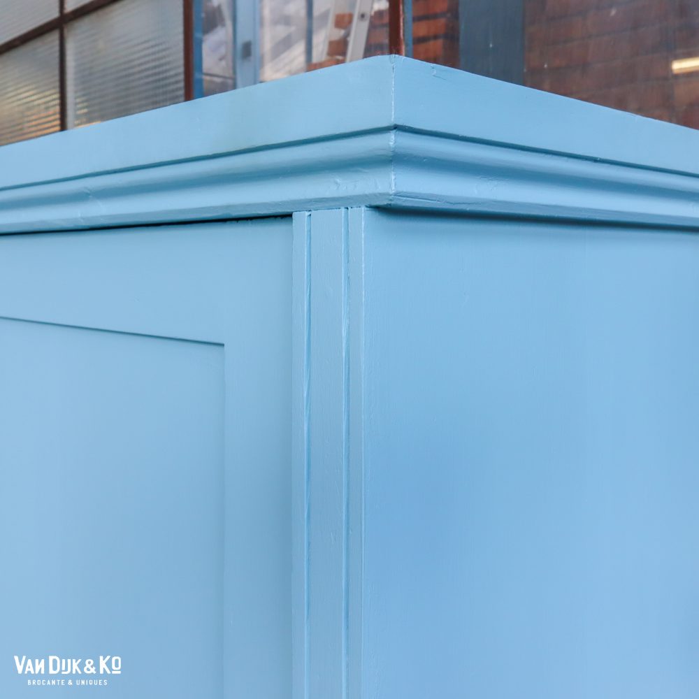 Blauwe tweedeurs kast - Afbeelding 5