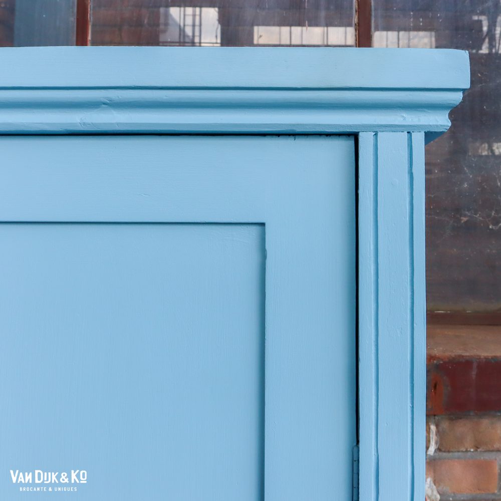 Blauwe tweedeurs kast - Afbeelding 6