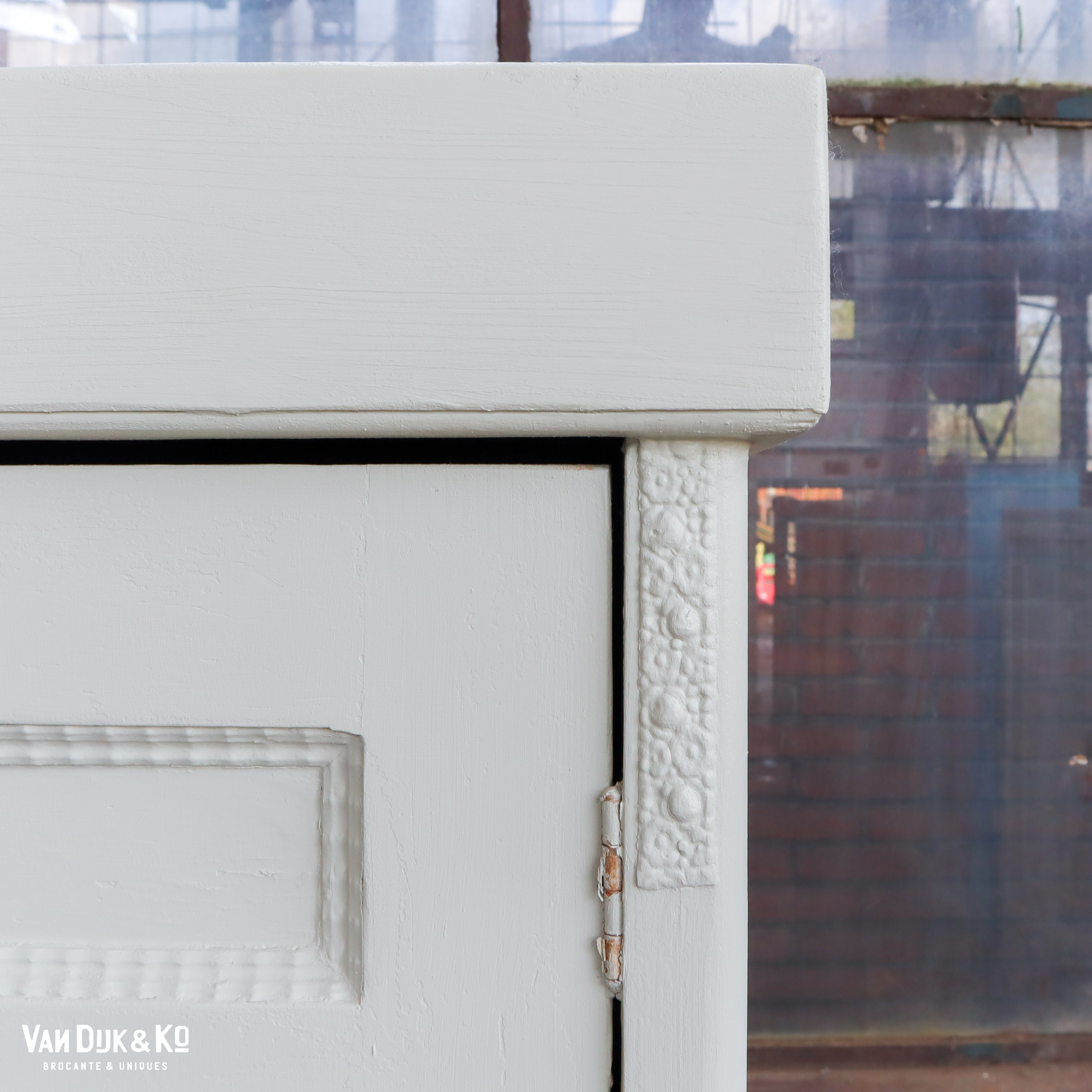 Witte eendeurs kast - Afbeelding 4