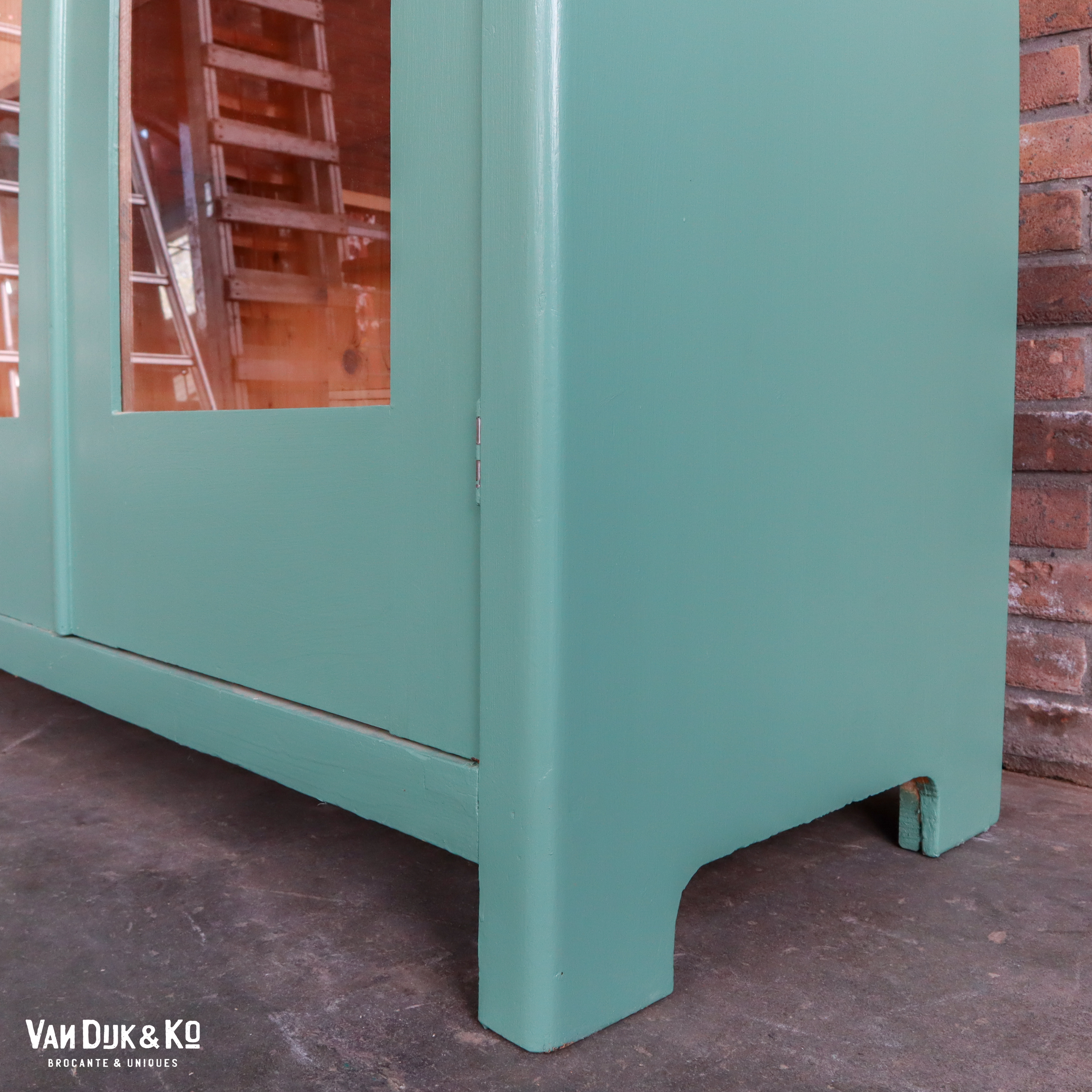 Groene vitrinekast - Afbeelding 5