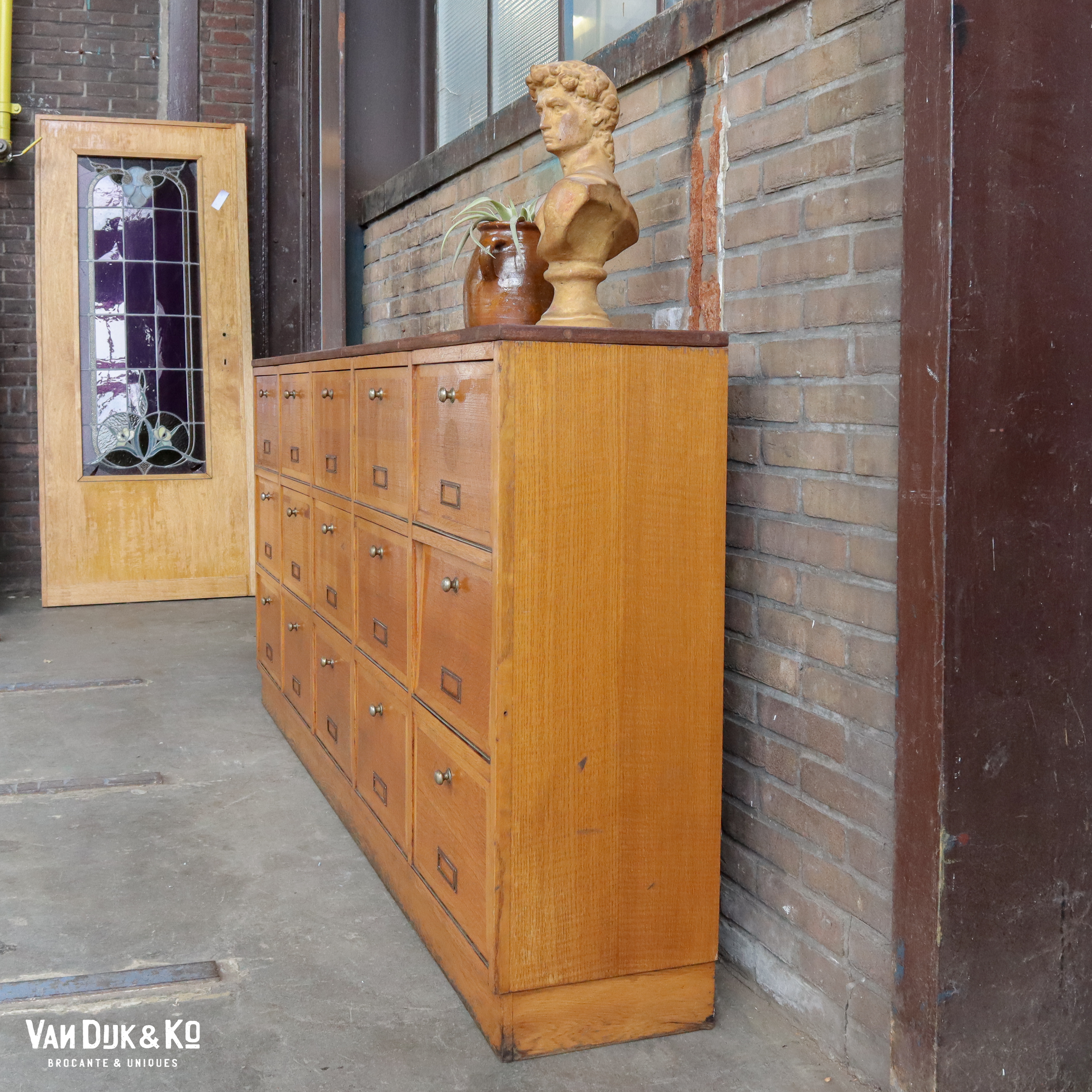 Vintage wandkast - Afbeelding 3